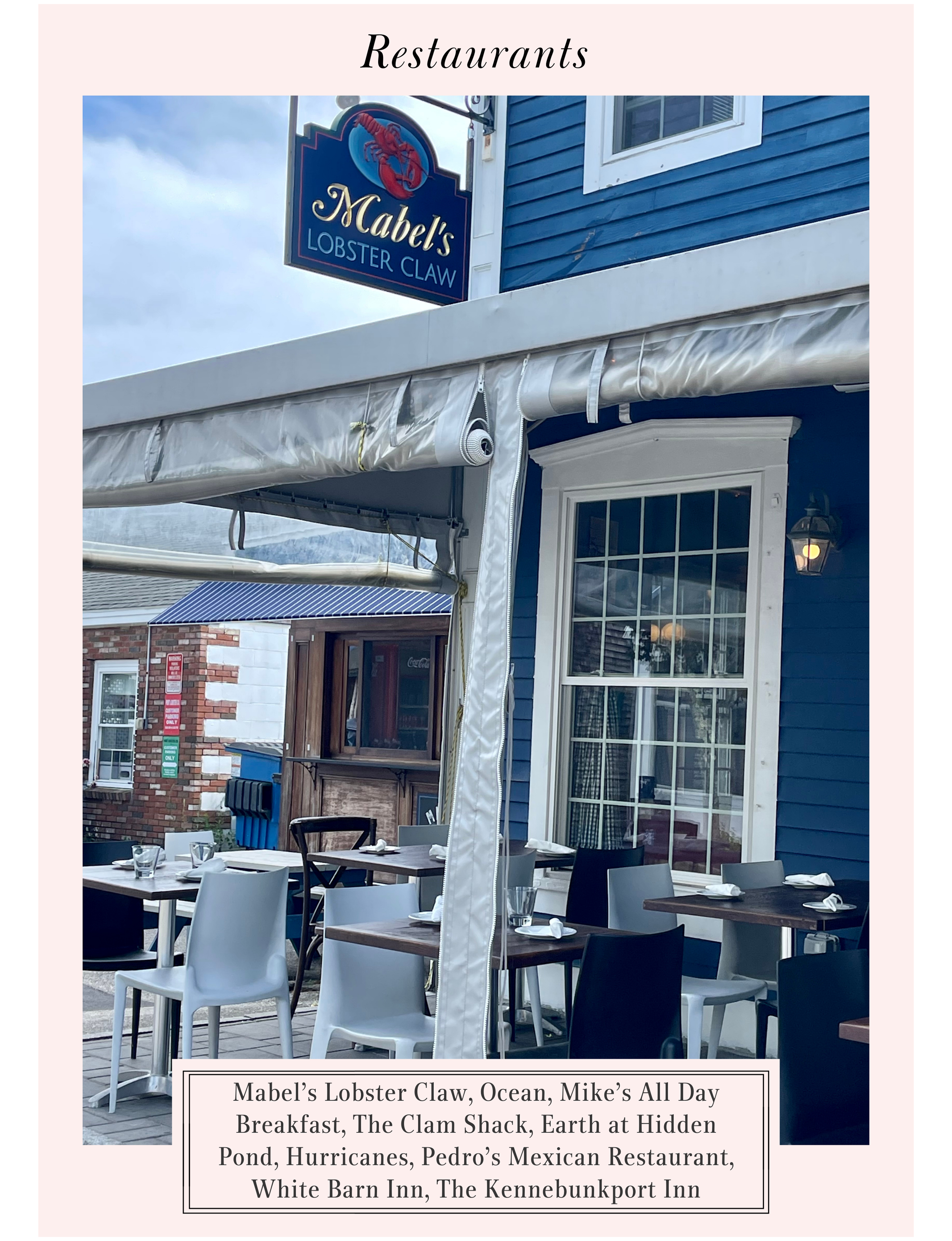 Mabel's Lobster Claw in Maine