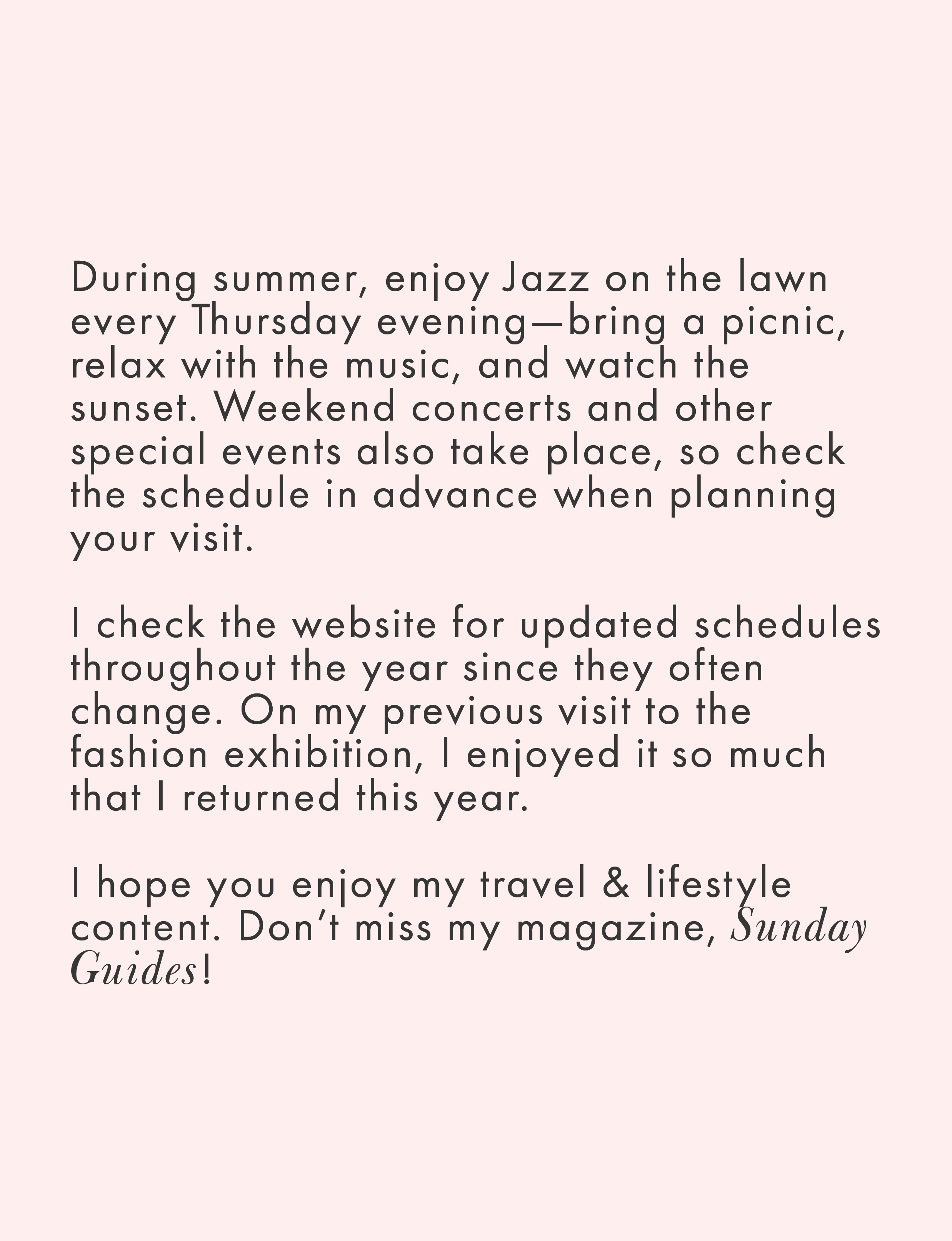summer activities events at Lyndhurst Mansion New Jersey