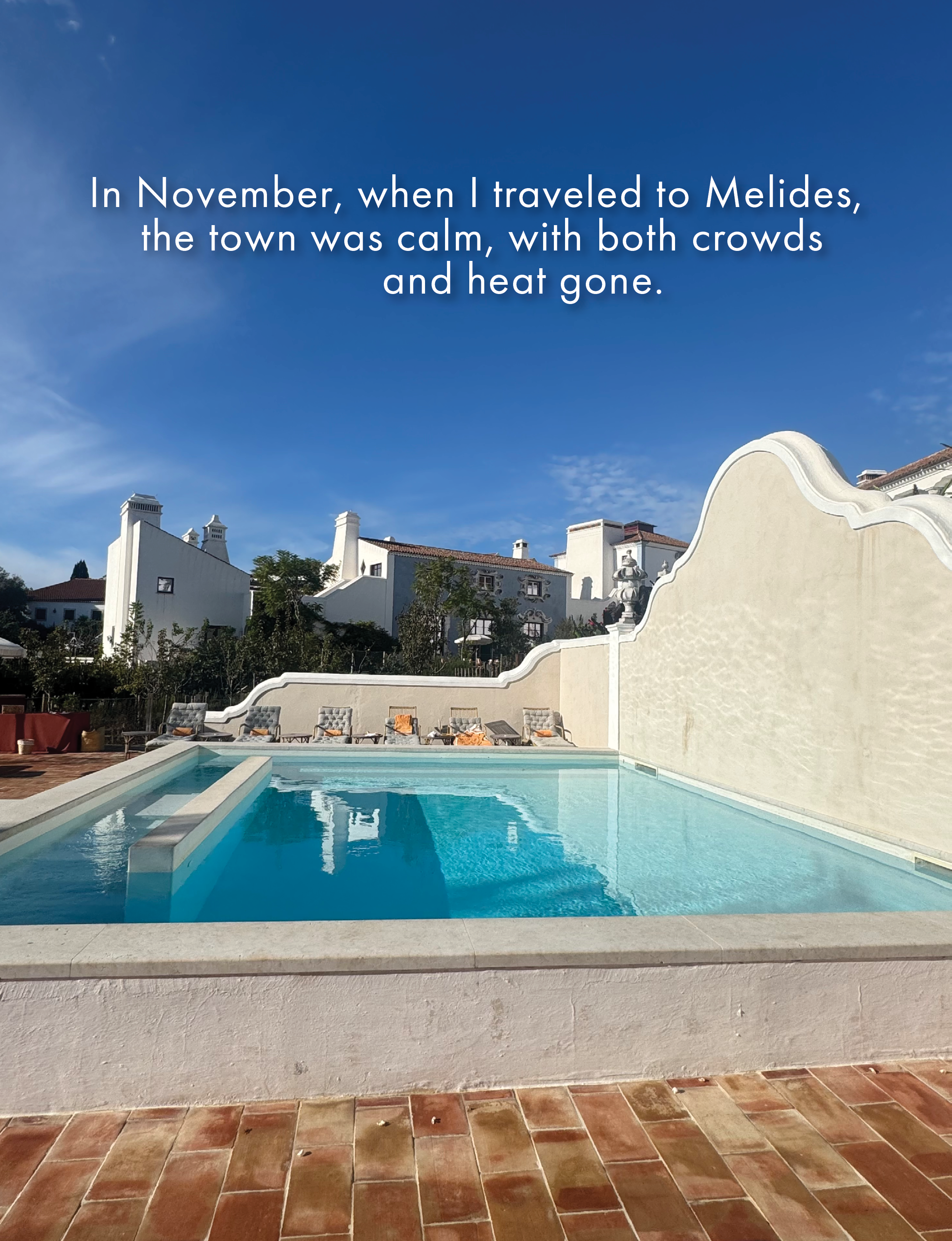 Melides Portugal hotel pool