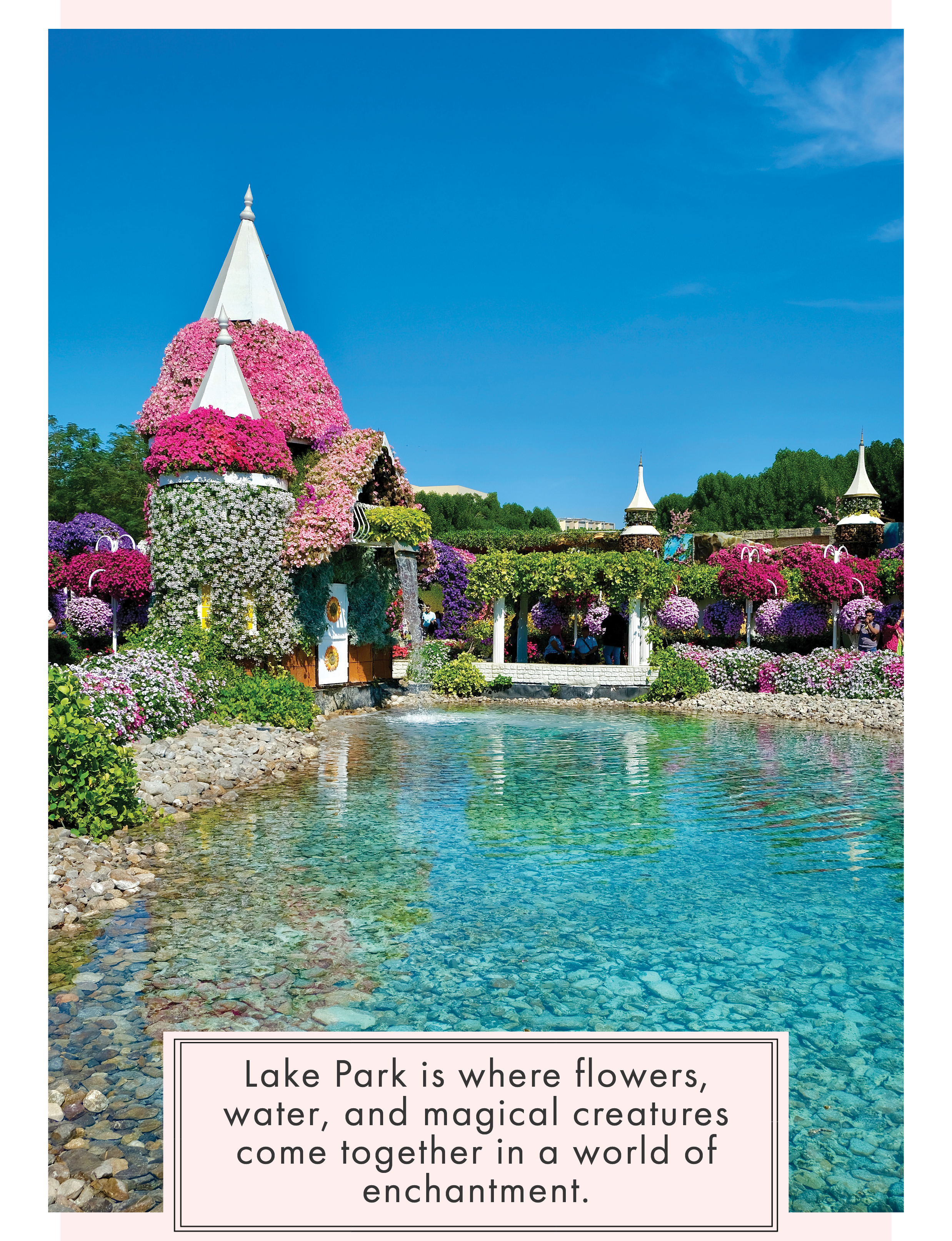 Lake Park at Dubai Miracle Garden