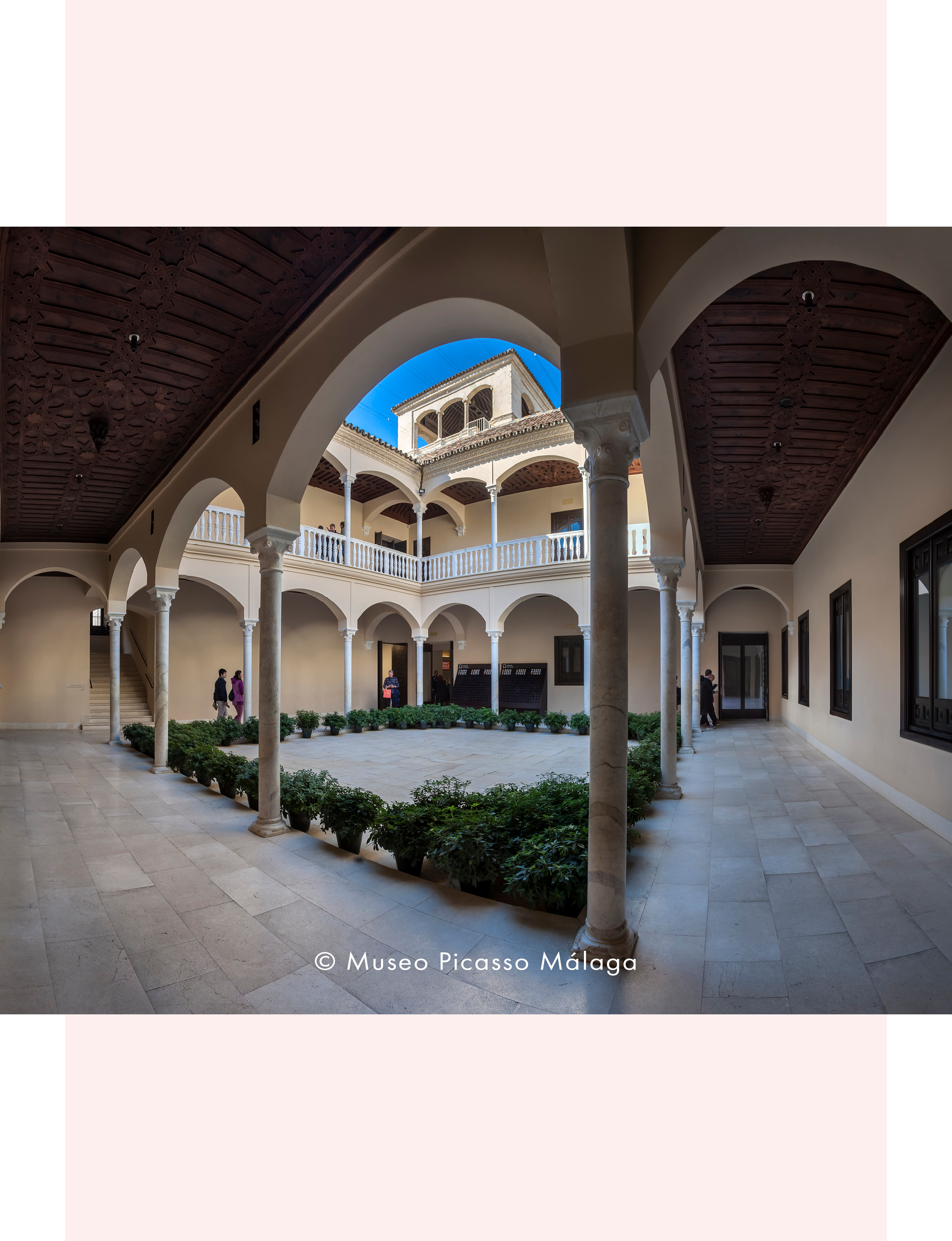 Courtyard at Museo Picasso Malaga