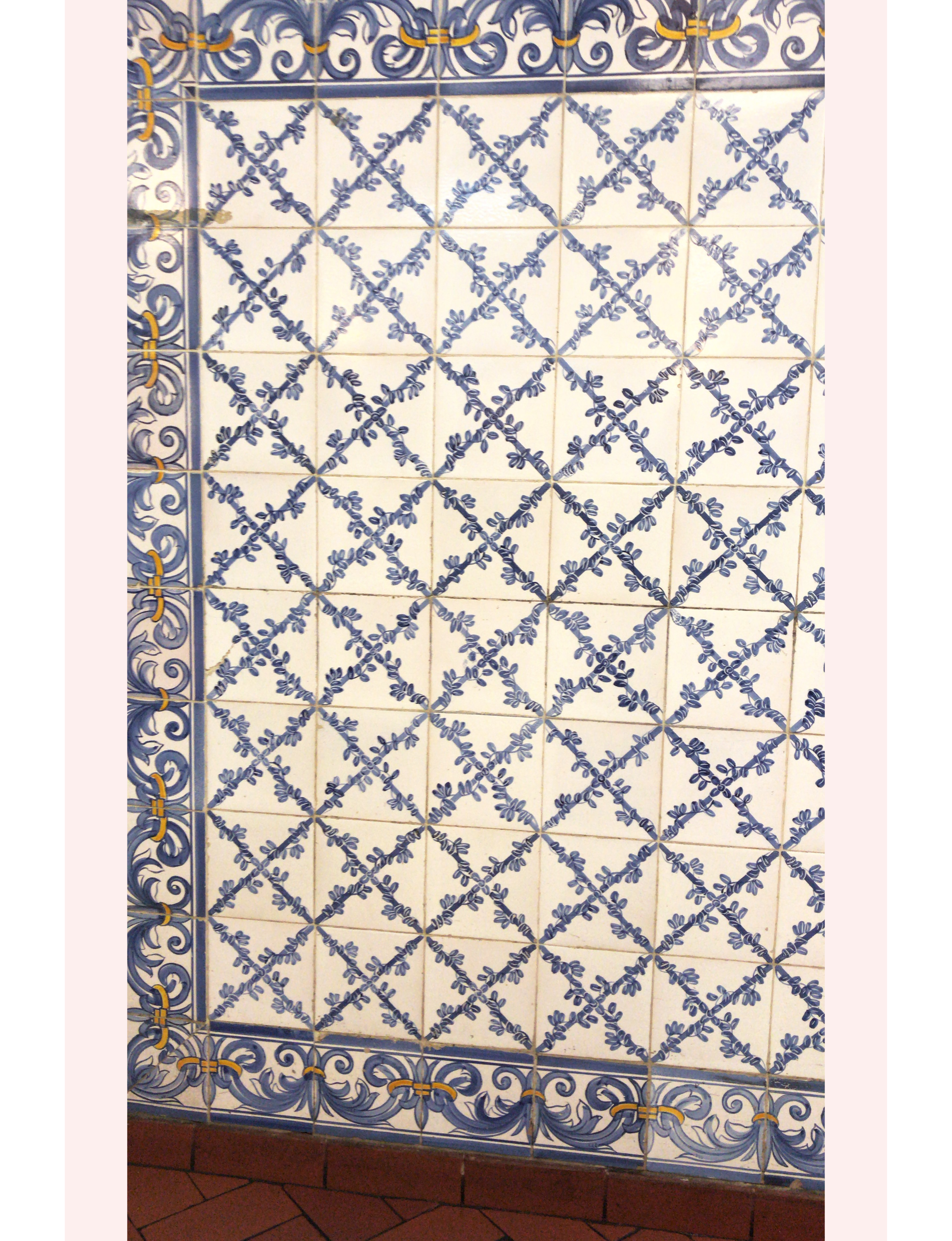 azulejos, traditional Portuguese ceramic tiles