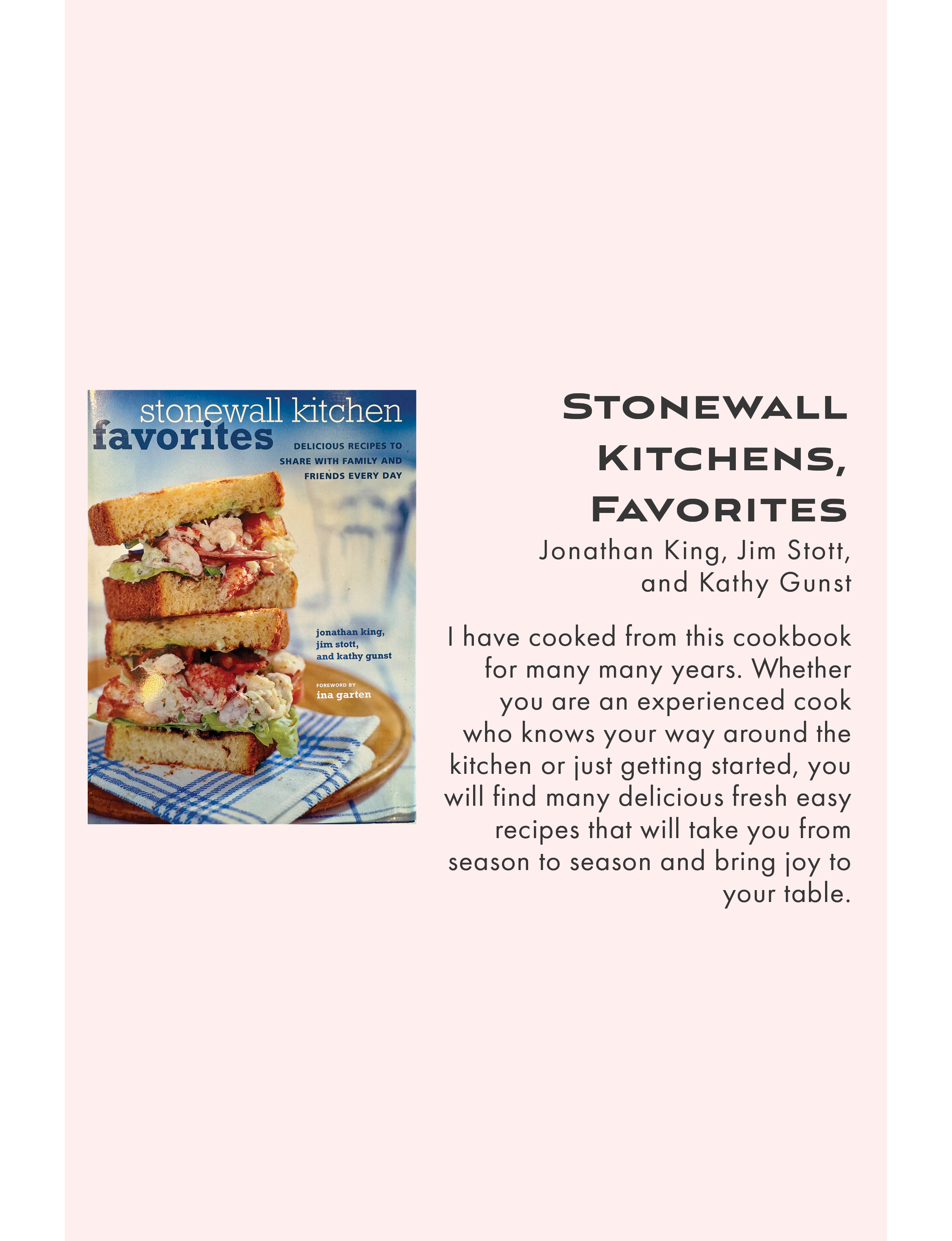 Review of Stonewall Kitchen Favorites