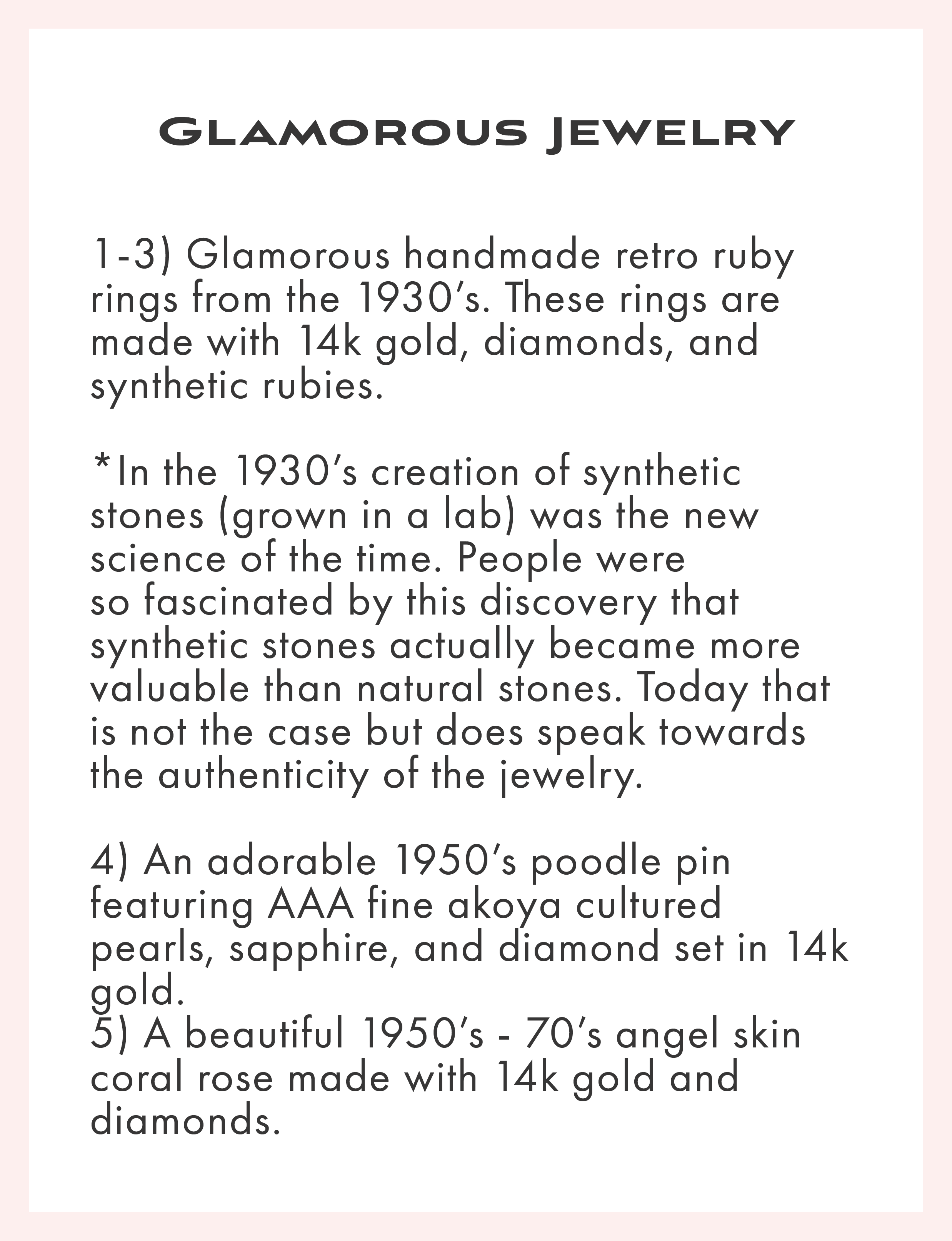 Glamorous Jewelry