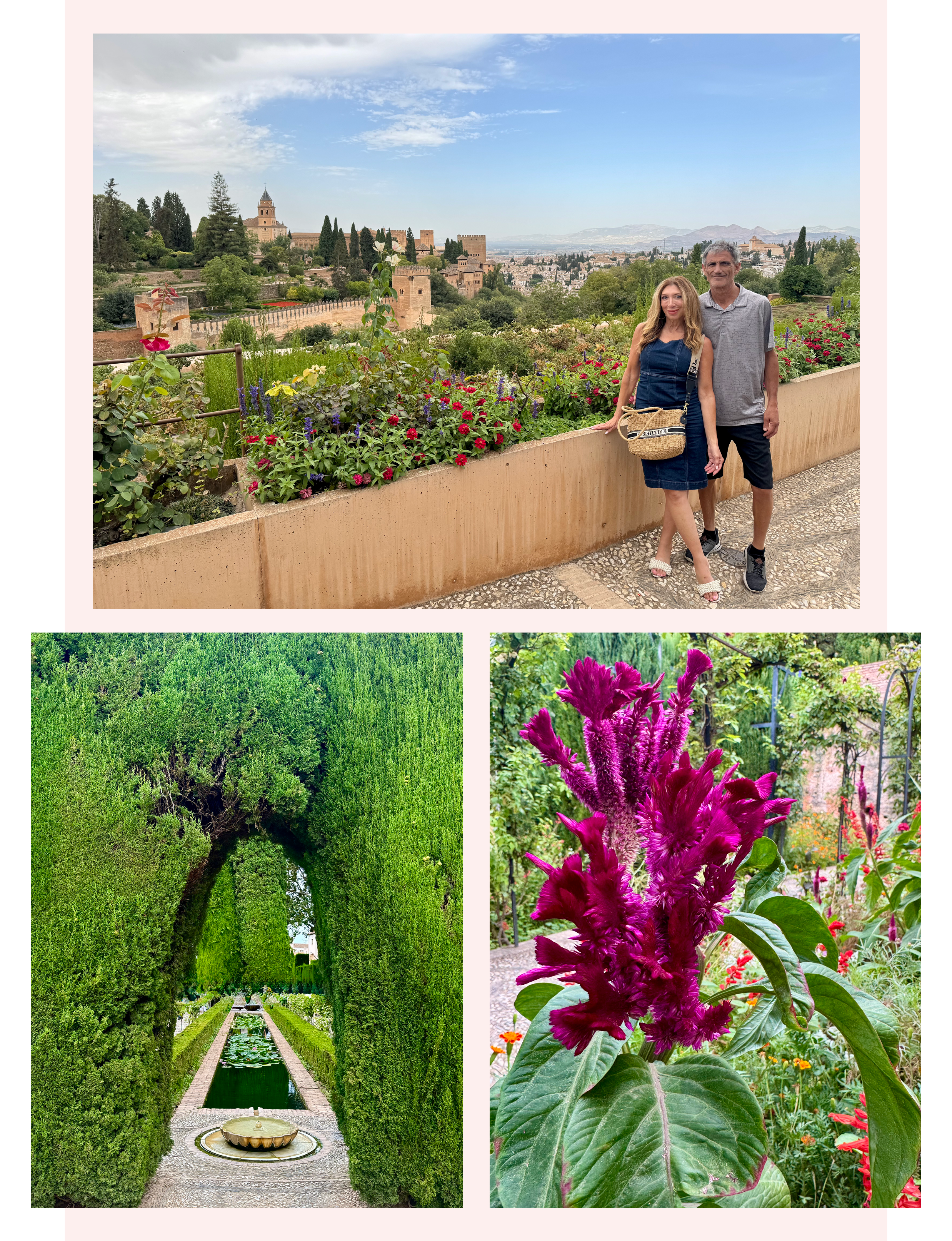 Gardens of the Alhambra in Granada Spain
