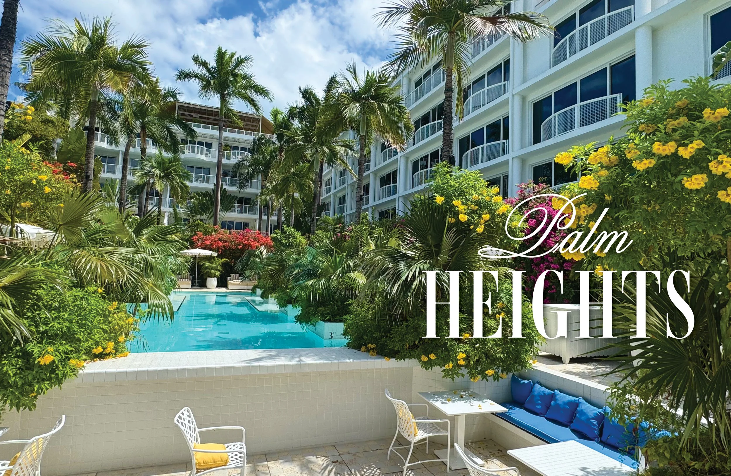 Palm Heights, boutique luxury hotel located along Seven Mile Beach in Grand Cayman.