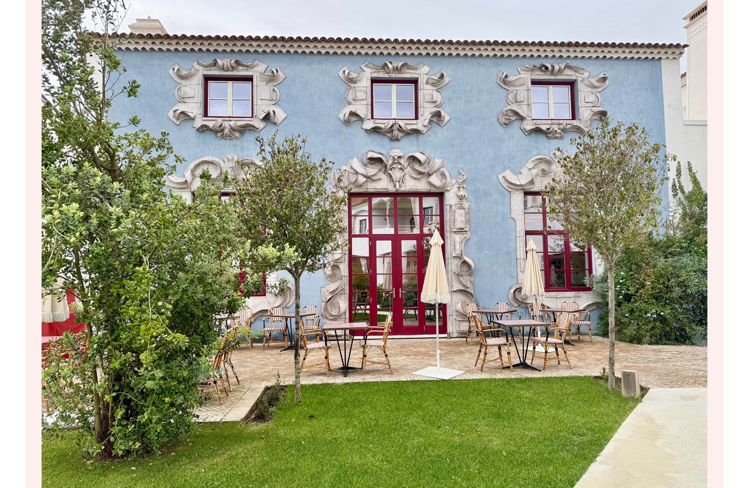 Melides Portugal Hotel Vermelho patio
