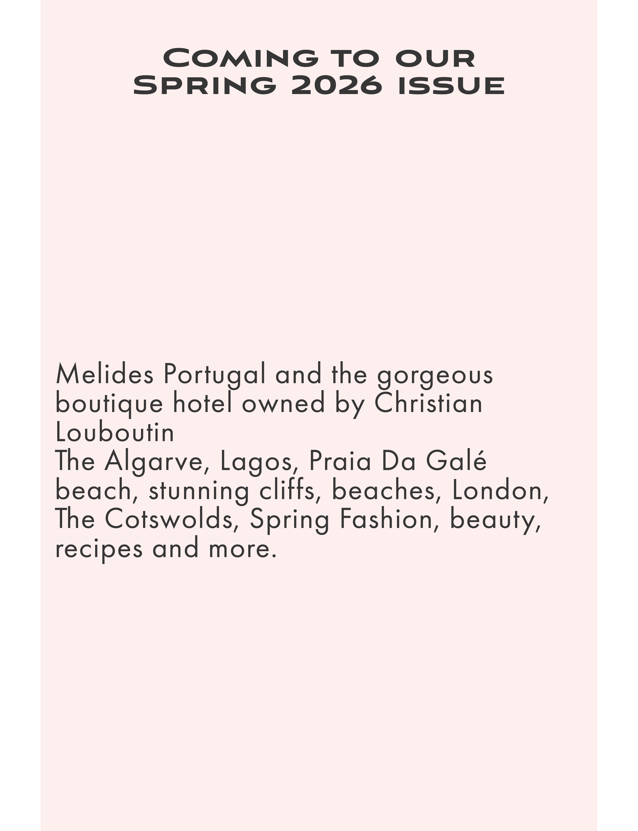 About The Paris House Sunday Guides Spring edition