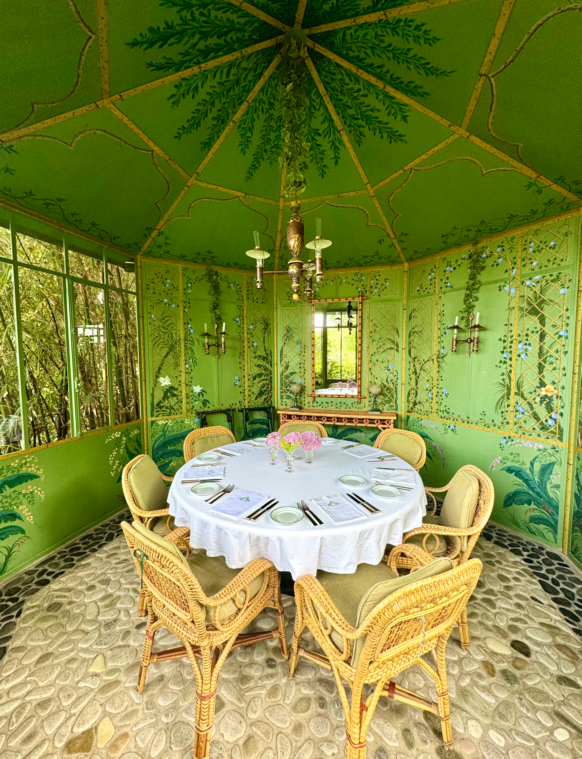 Interior design at Villa Mabrouka Tangier