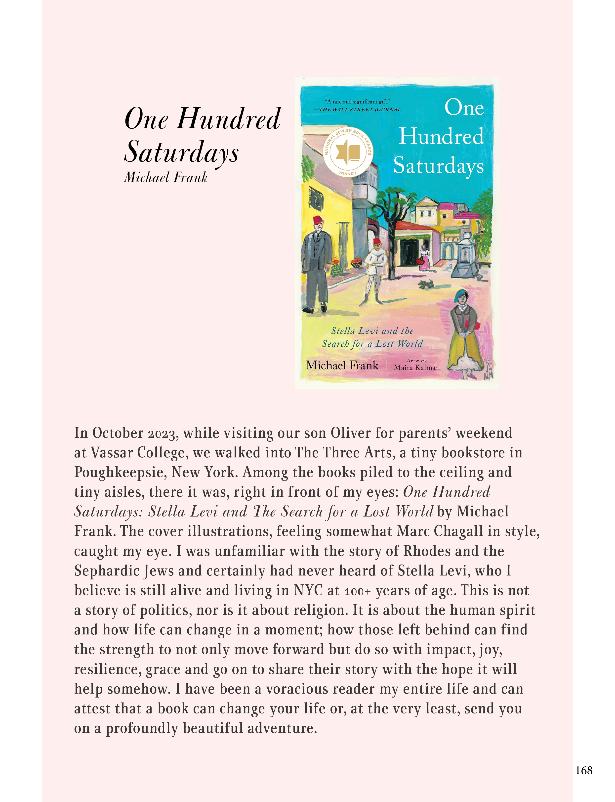 One Hundred Saturdays by Michael Frank