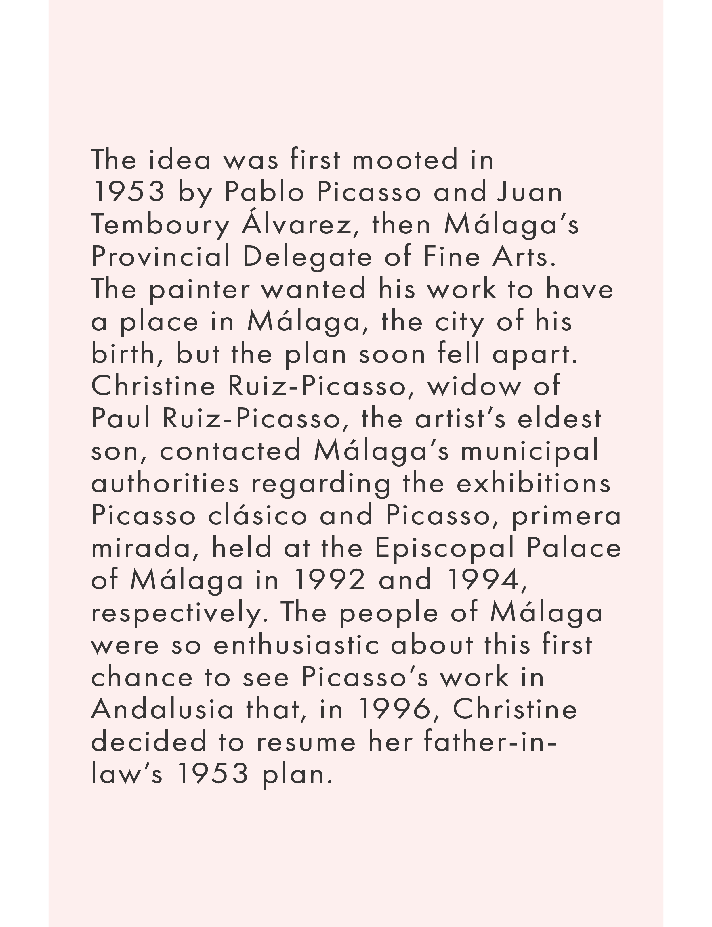 The story behind Museo Picasso Malaga