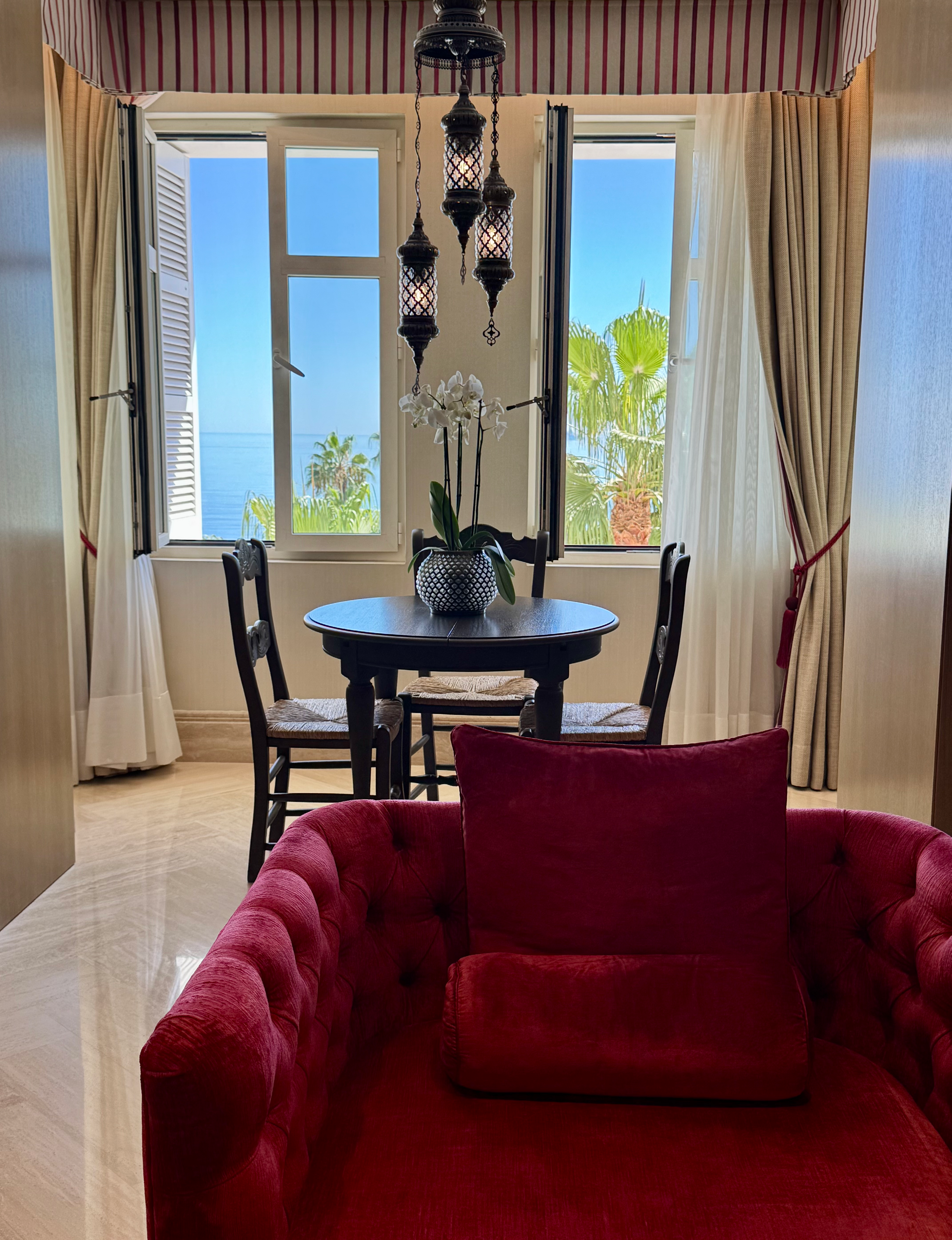 Hotel room of The Grand Miramar in Málaga Spain