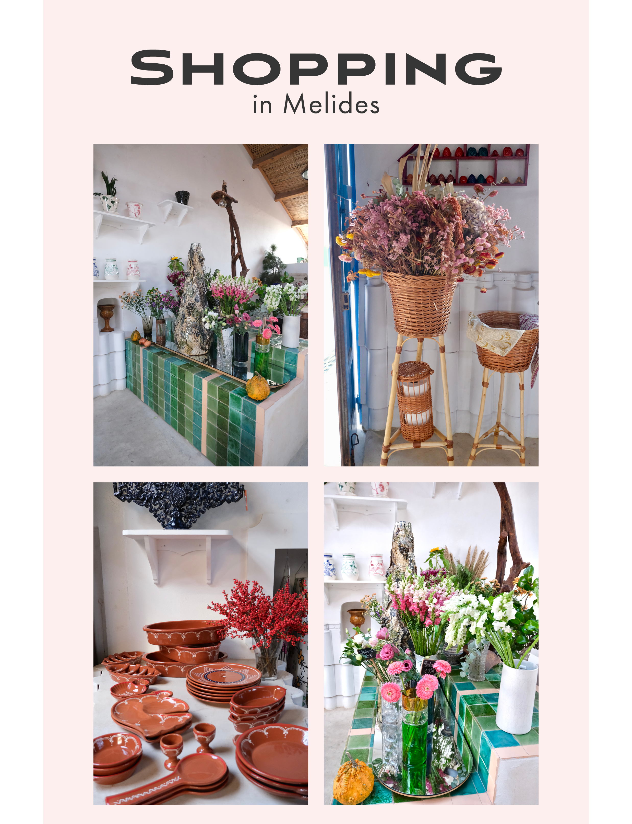 Shopping in Melides Portugal