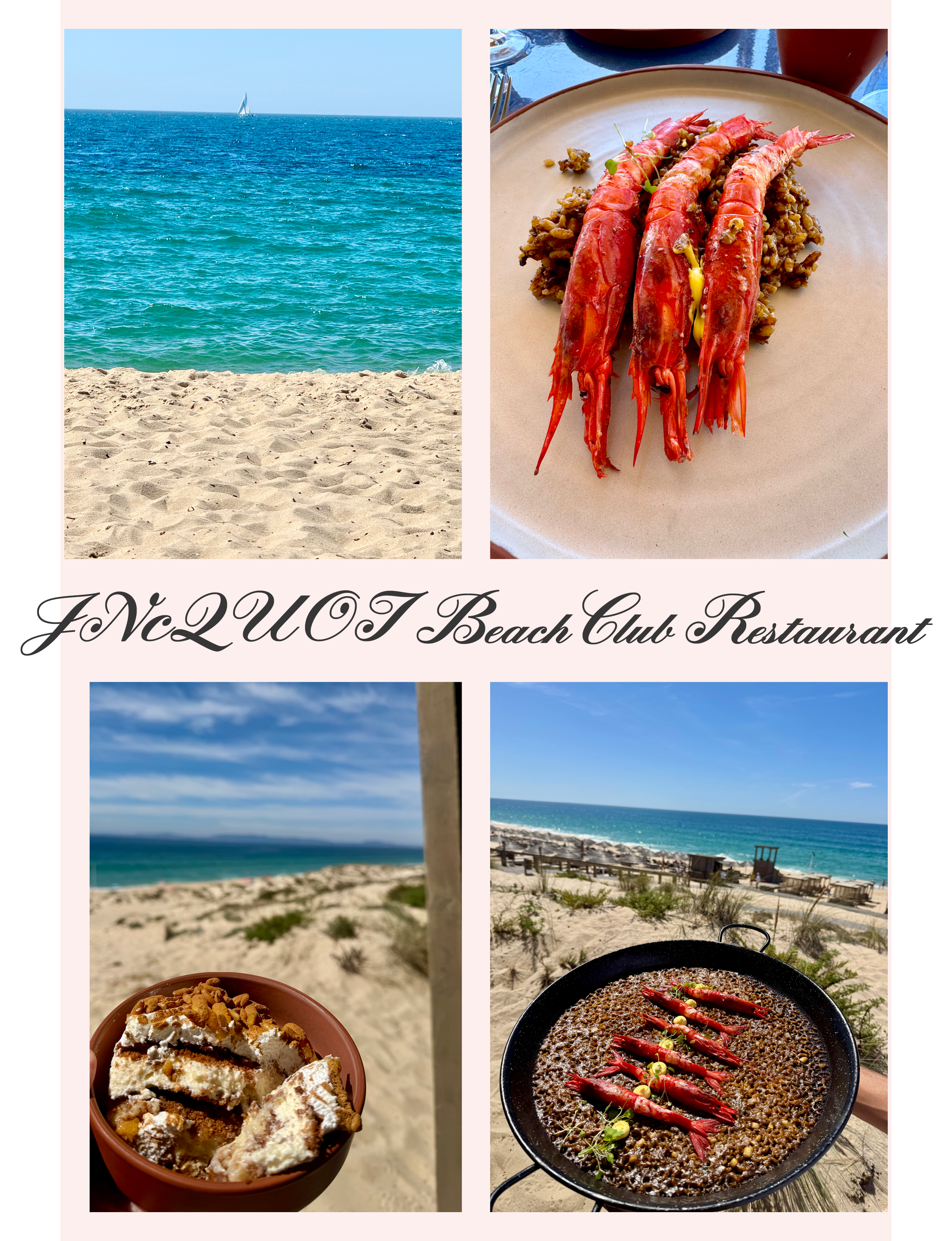 JNcQUOI Beach Club Restaurant in Comporta Portugal