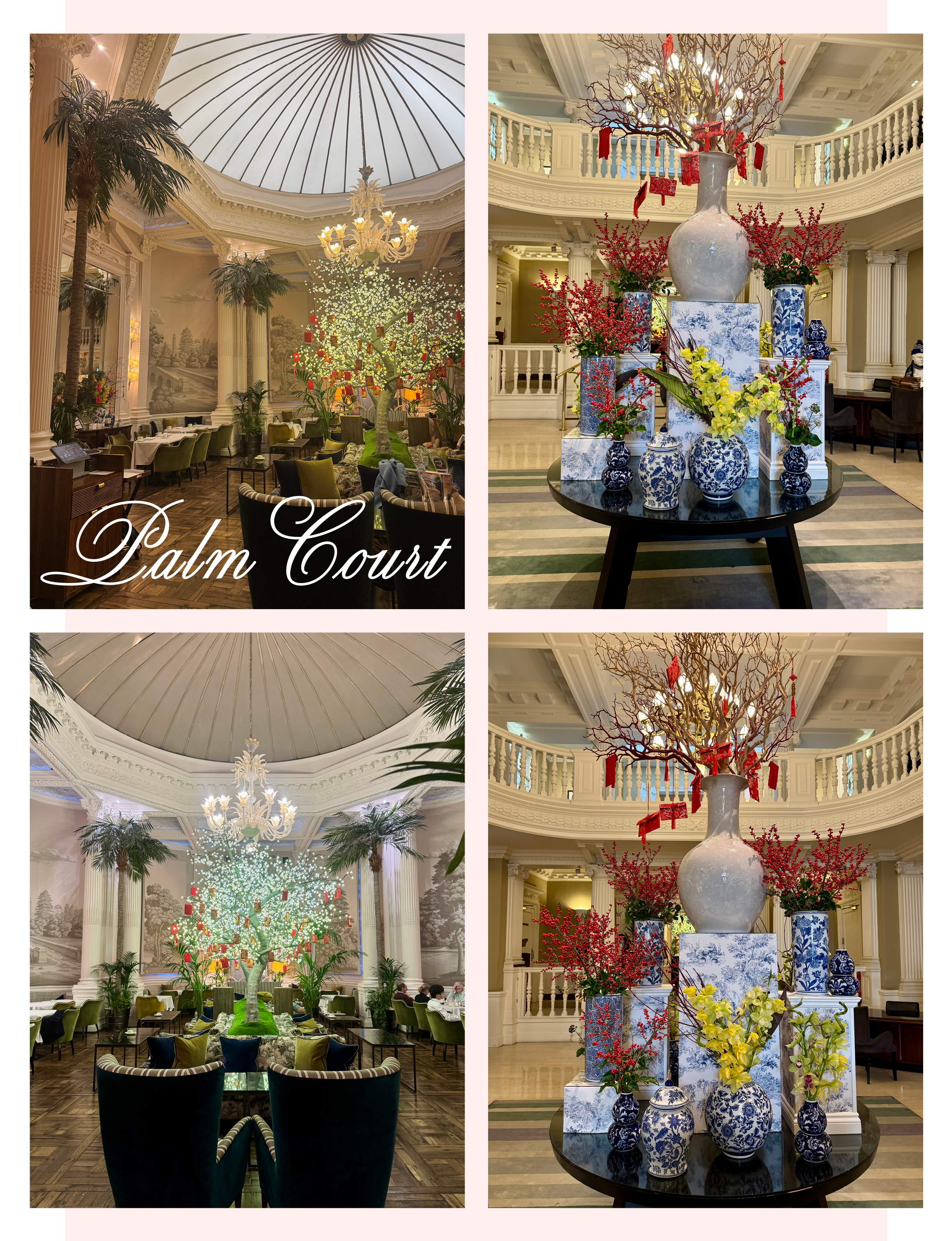 Palm Court at The Balmoral, Edinburgh, Scotland