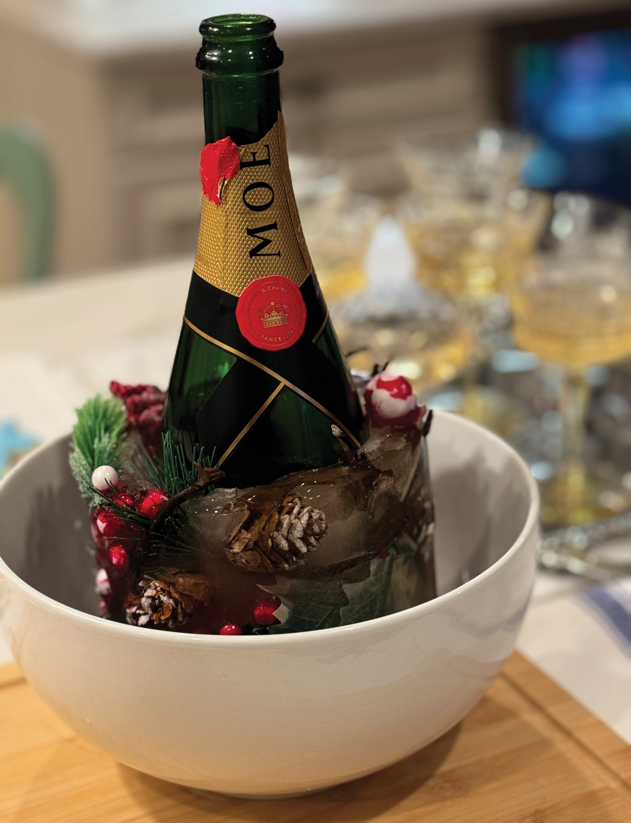 Moet Champagne bottle
