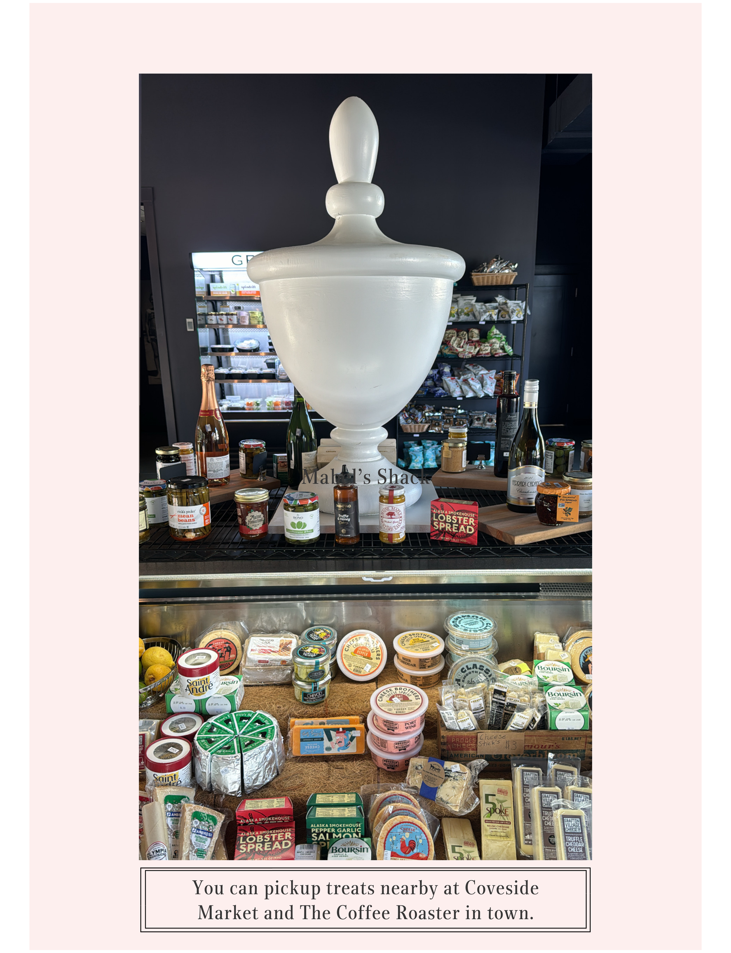 Coveside Market or The Coffee Roaster in Maine
