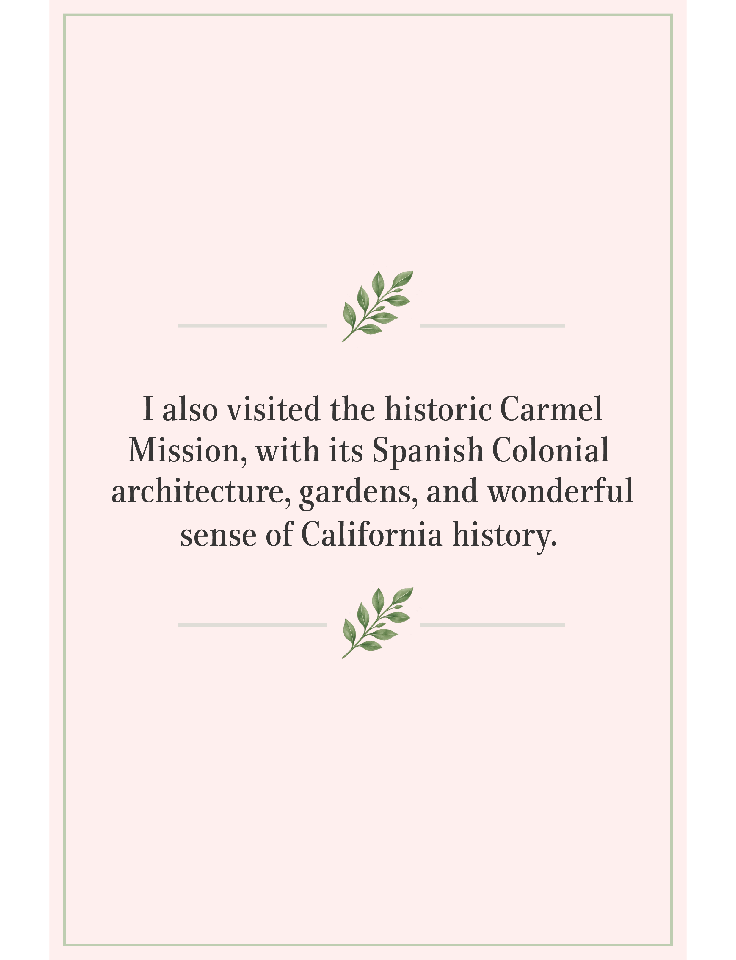 Carmel Mission California