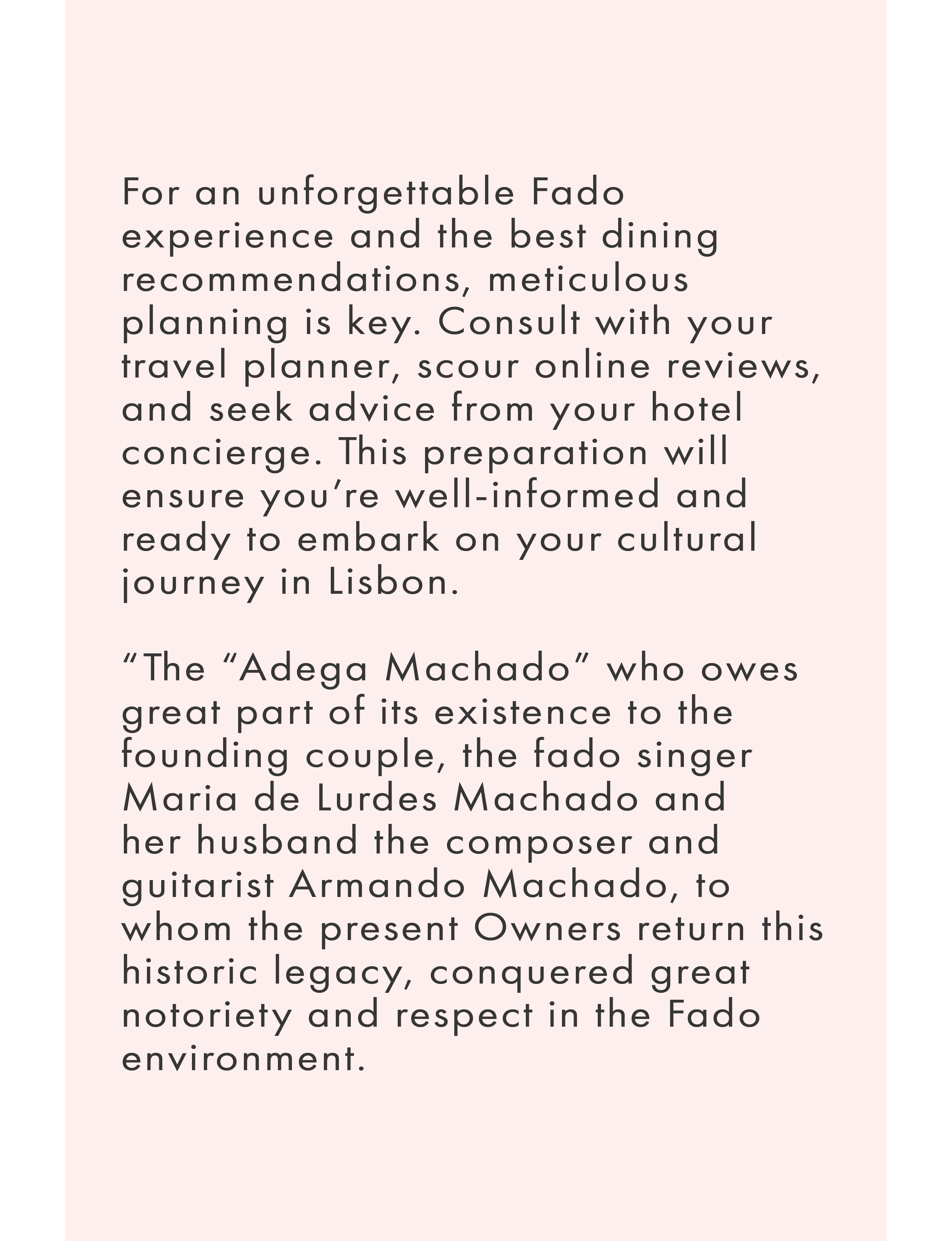 About the Adega Machado in Lisbon Portugal