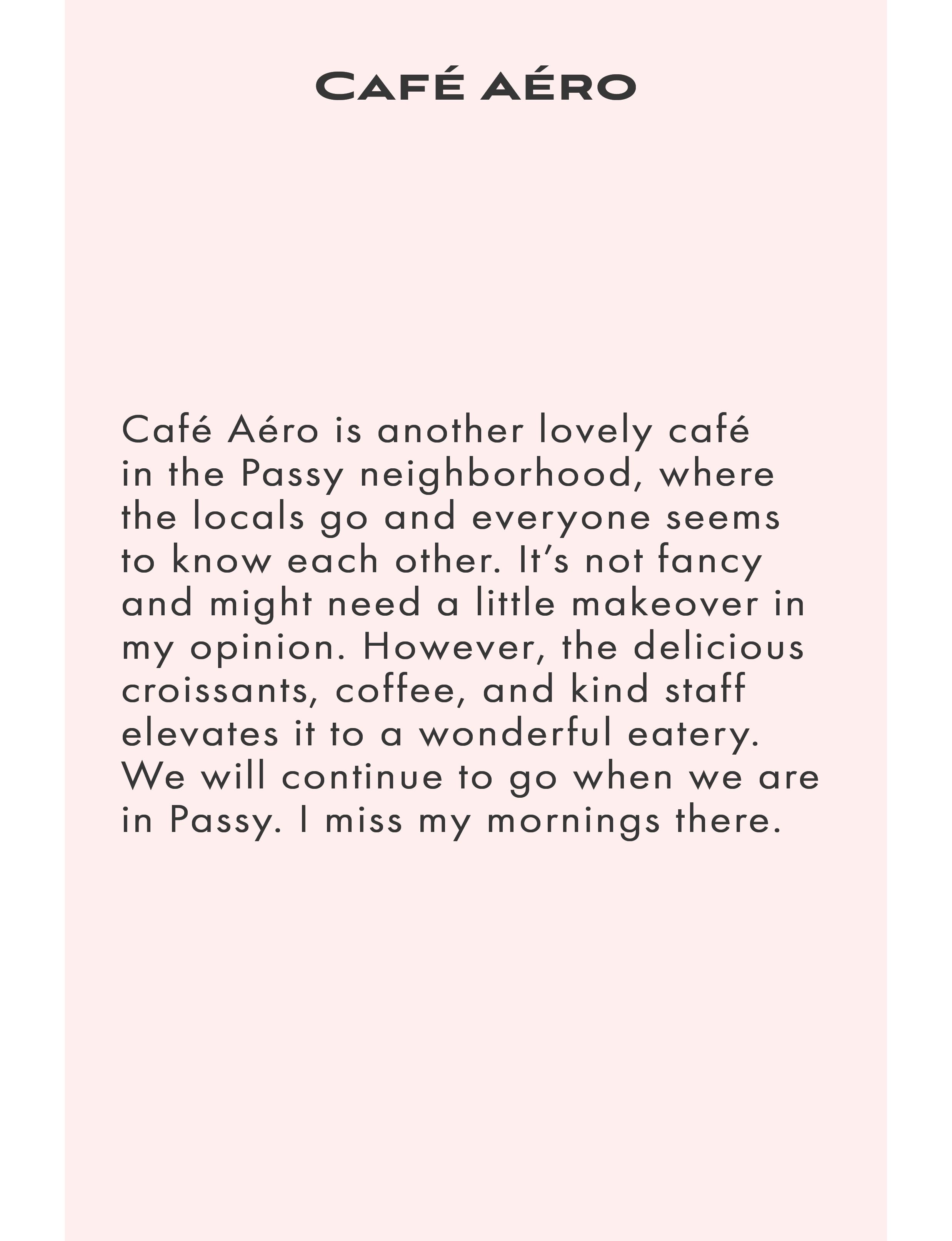 about Café Aéro