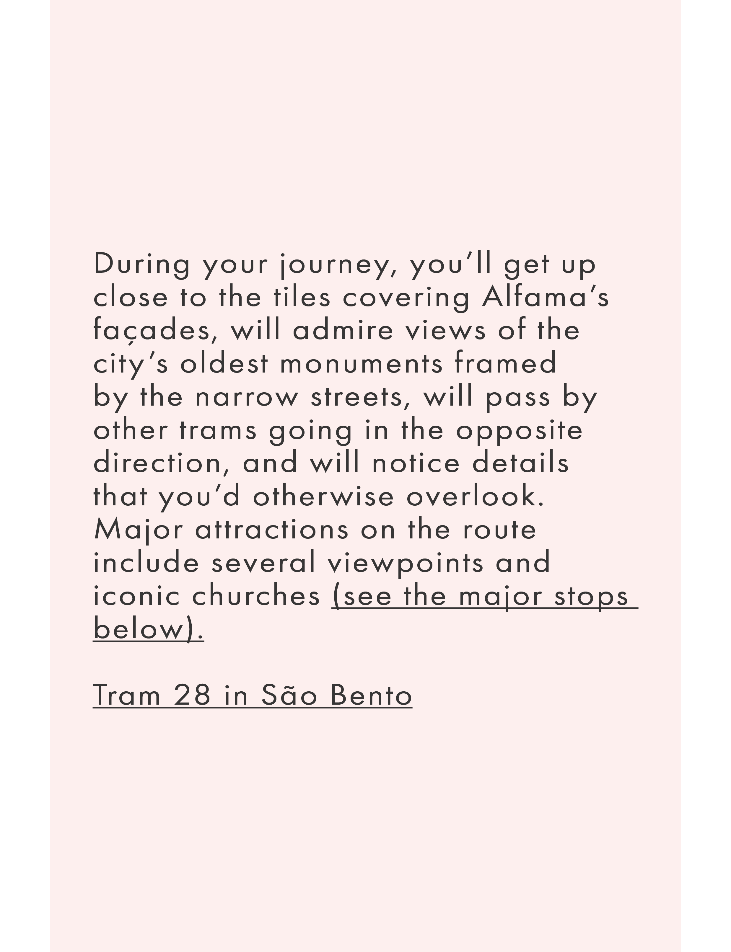 Major attractions to see while riding Tram 28 in Lisbon Portugal