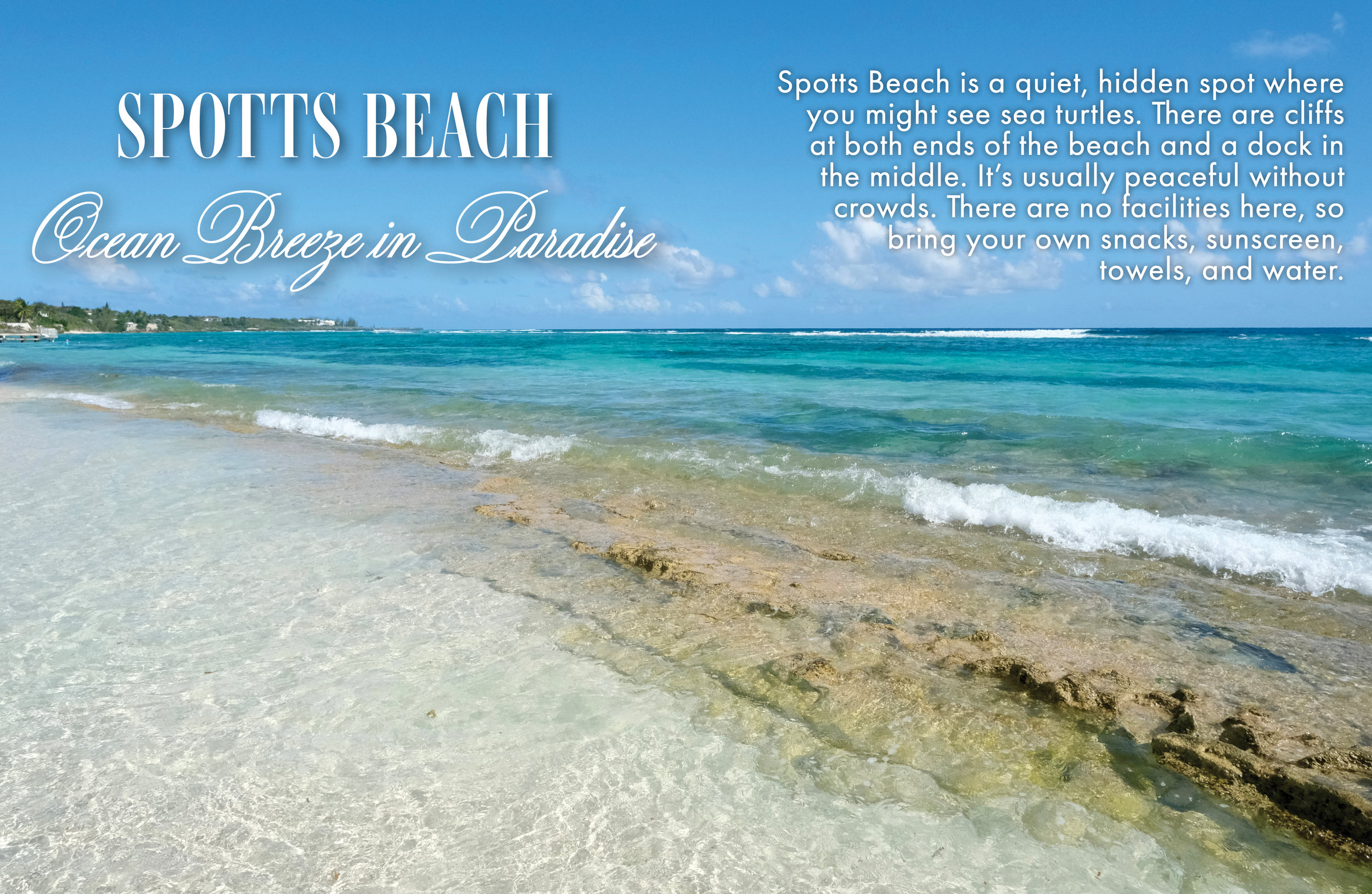 Spotts Beach ocean views Grand Cayman