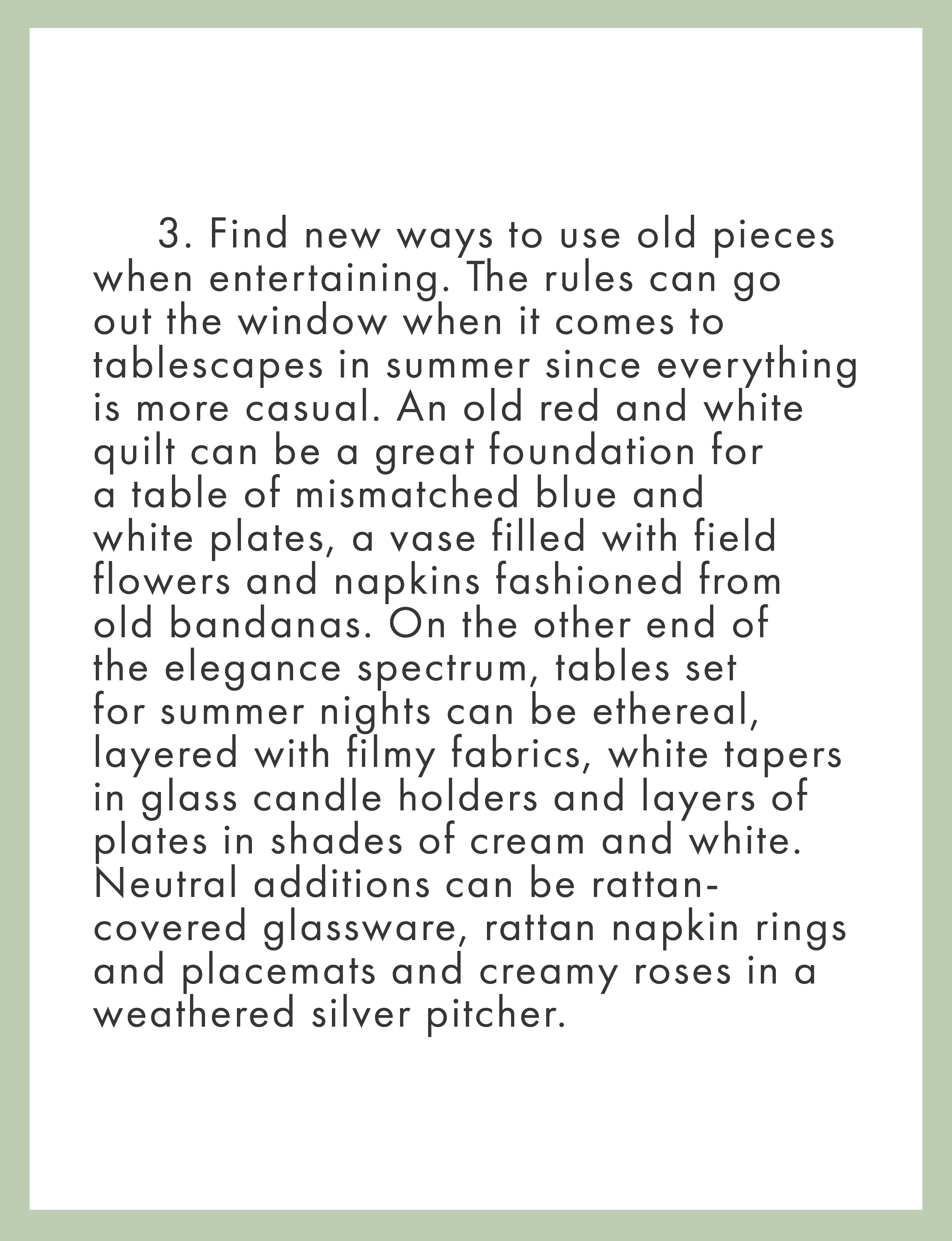 summer decorating idea find new ways to use old pieces