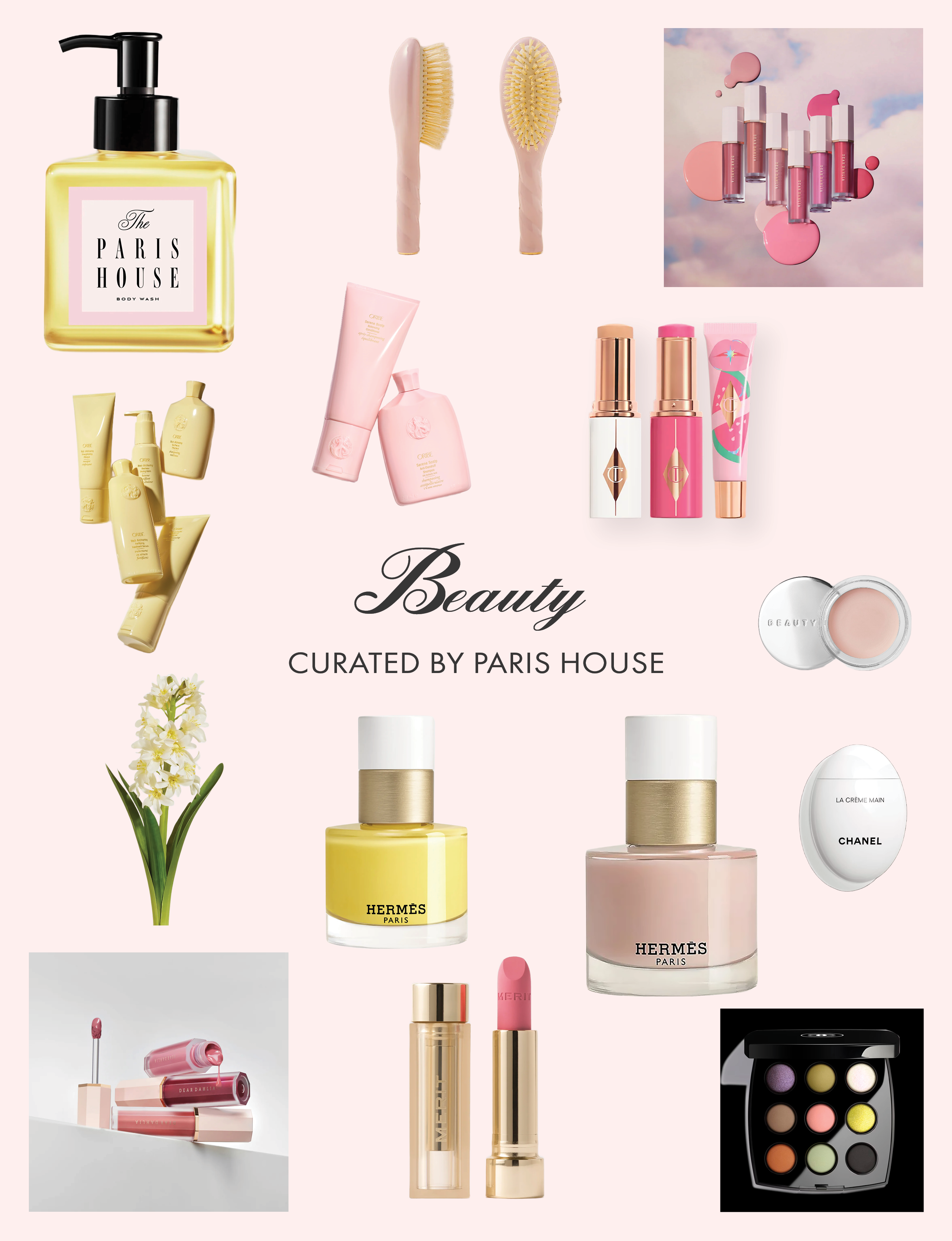 Beauty makeup, nail polish, perfume, curated by Paris House