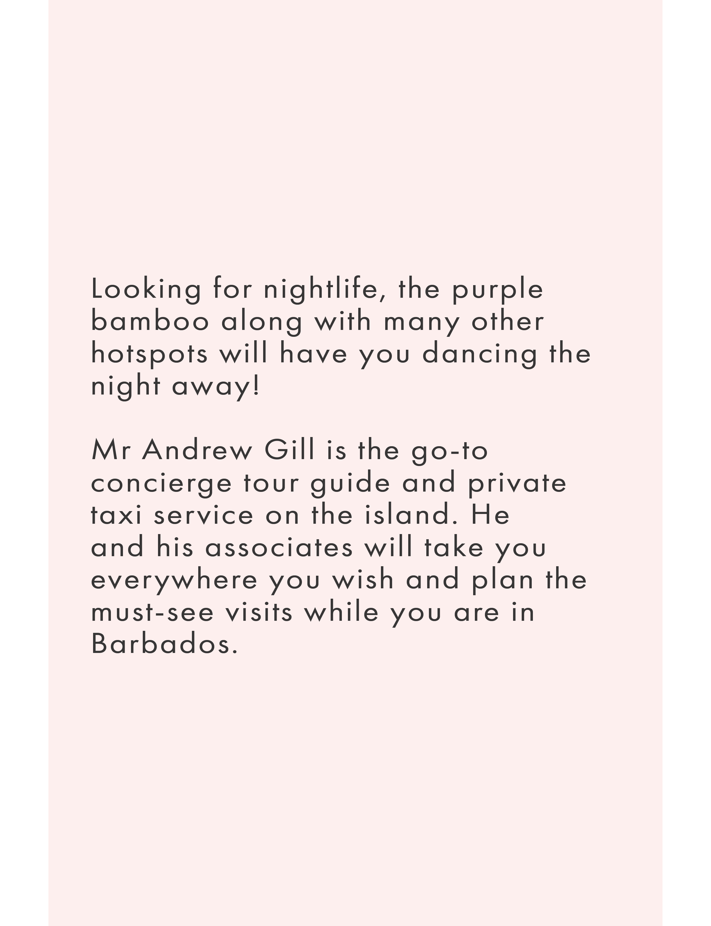 about Barbados nightlife