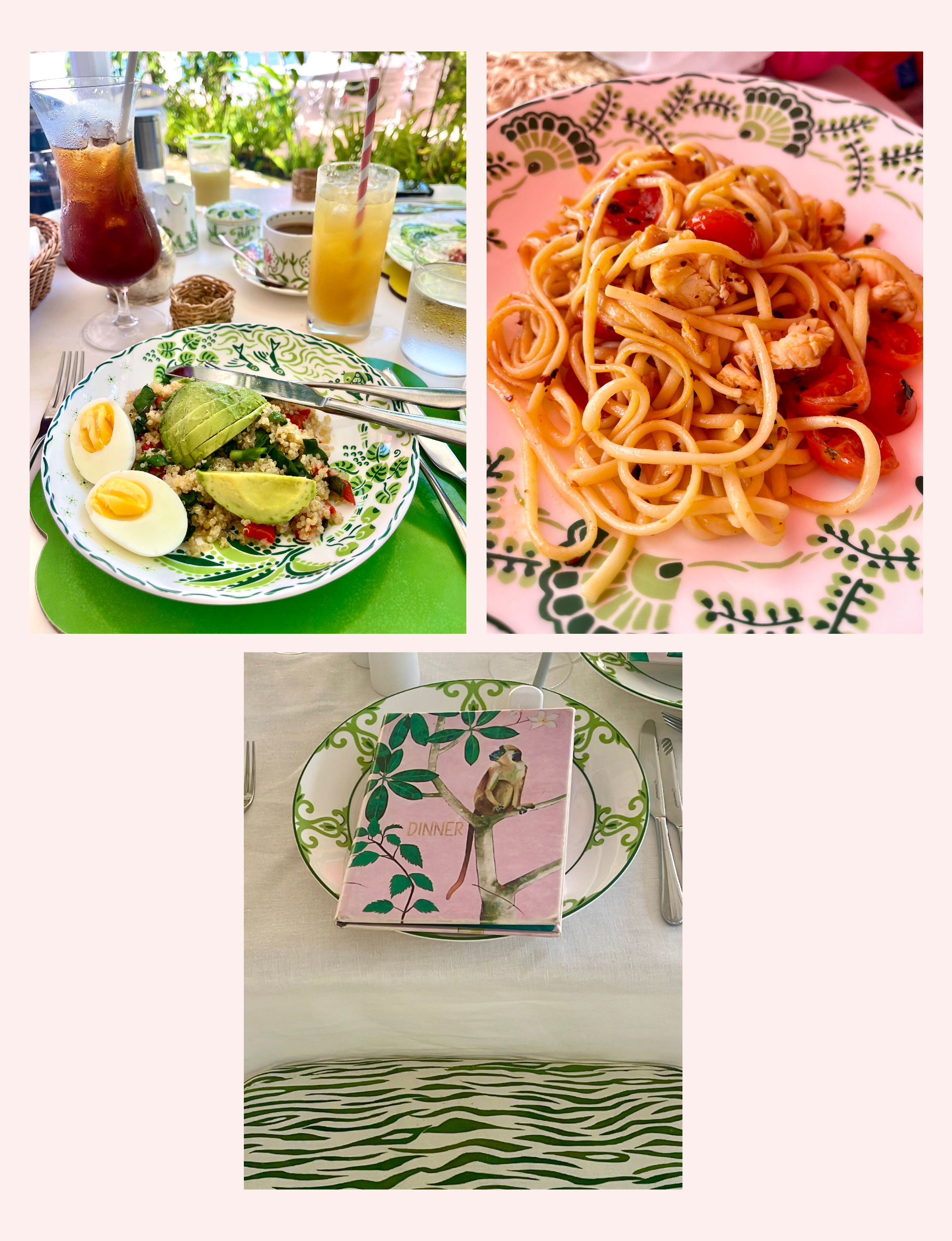 Cobblers Cove Speightstown Barbados dining pasta dinner
