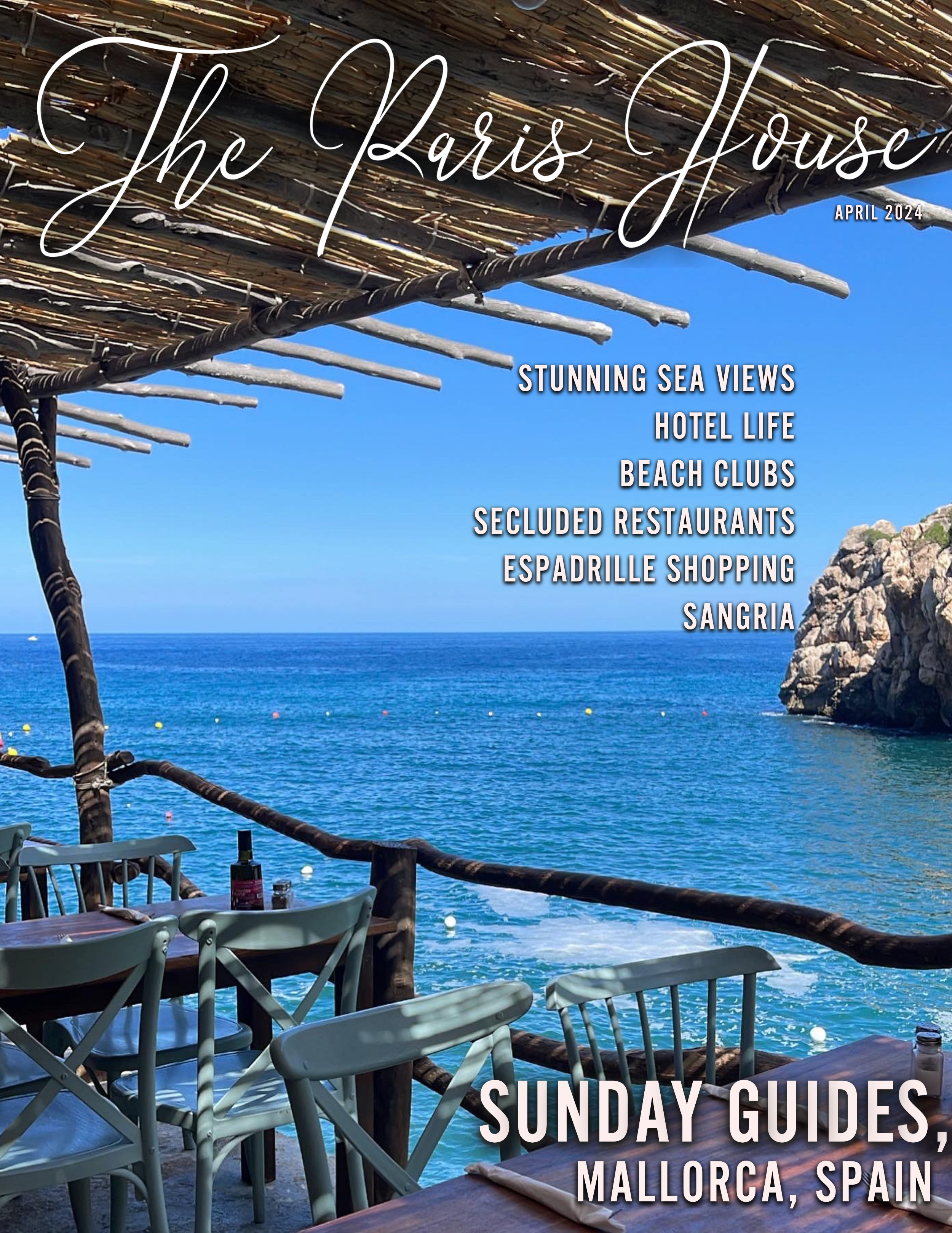 Sunday Guides Mallorca Spain travel guide cover — The Paris  House magazine