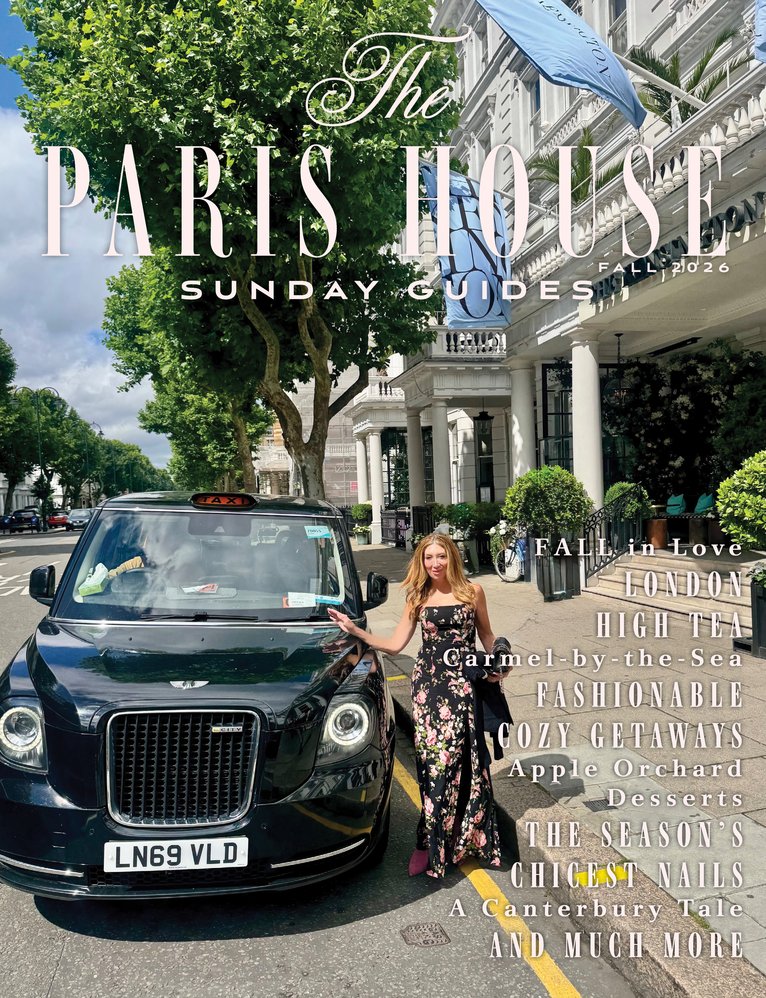 England cover of The Paris House Sunday Guides Fall 2026