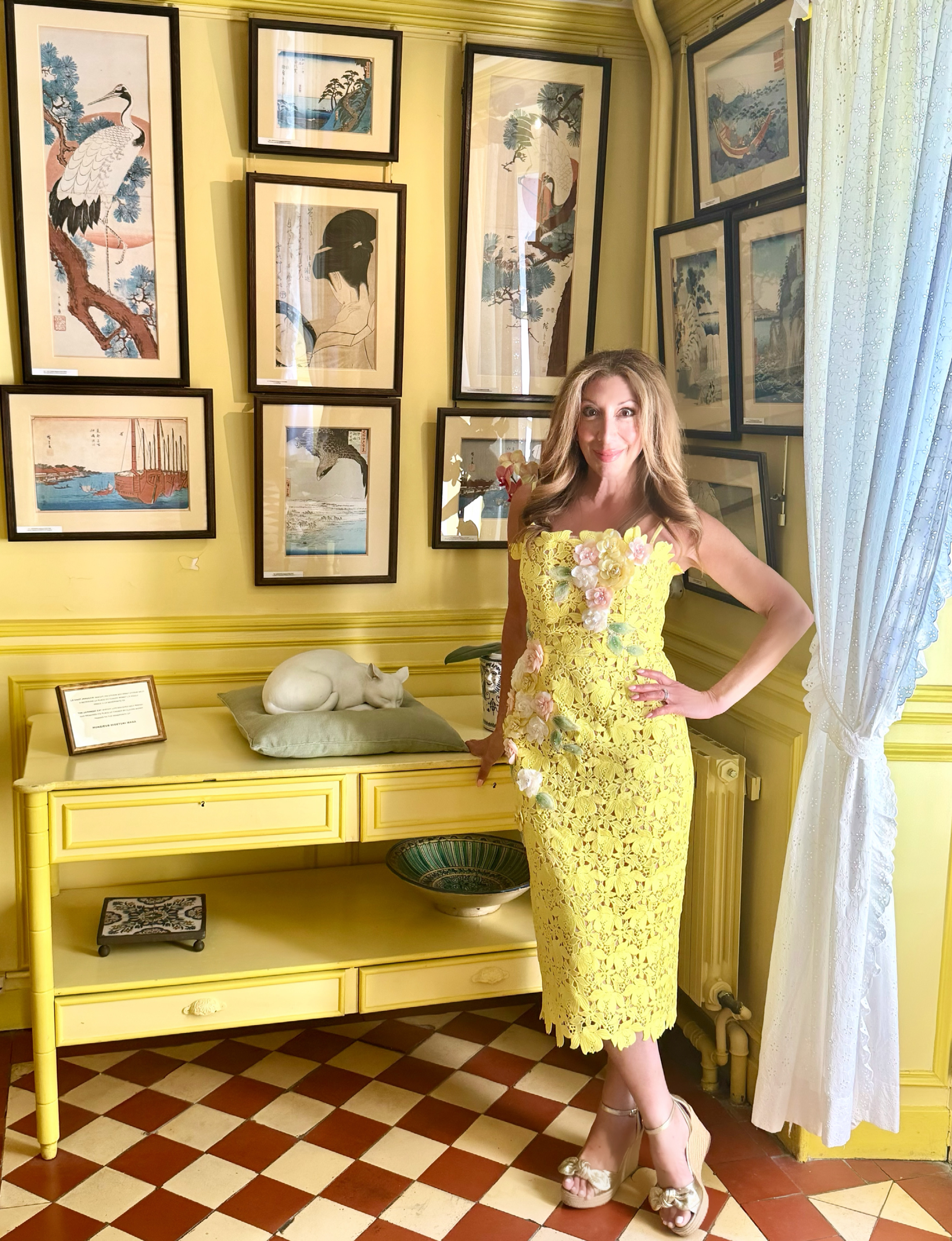 Michele Rosenthal at Monet's Garden, Giverny France