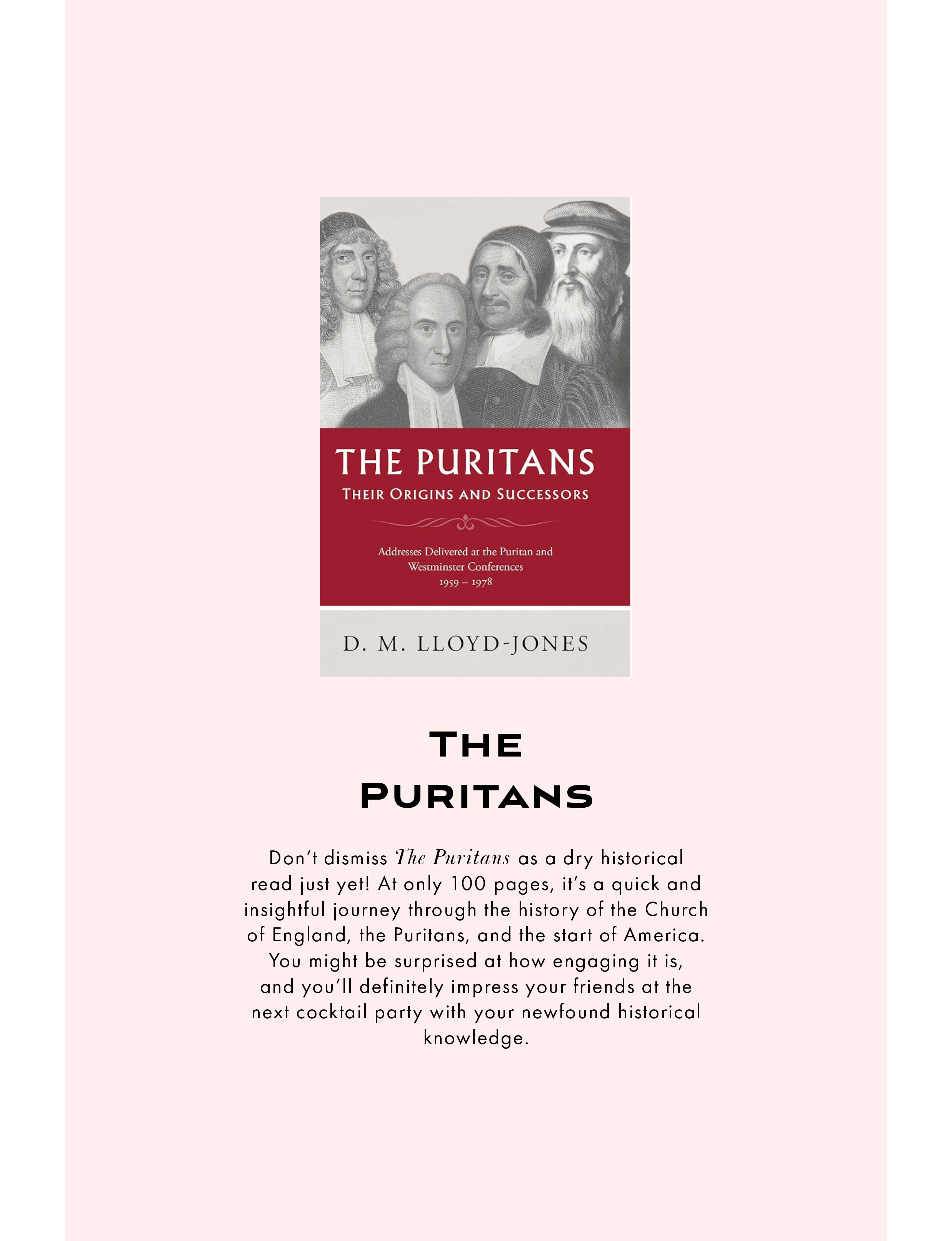 The Puritans, D.M. Lloyd-Jones
