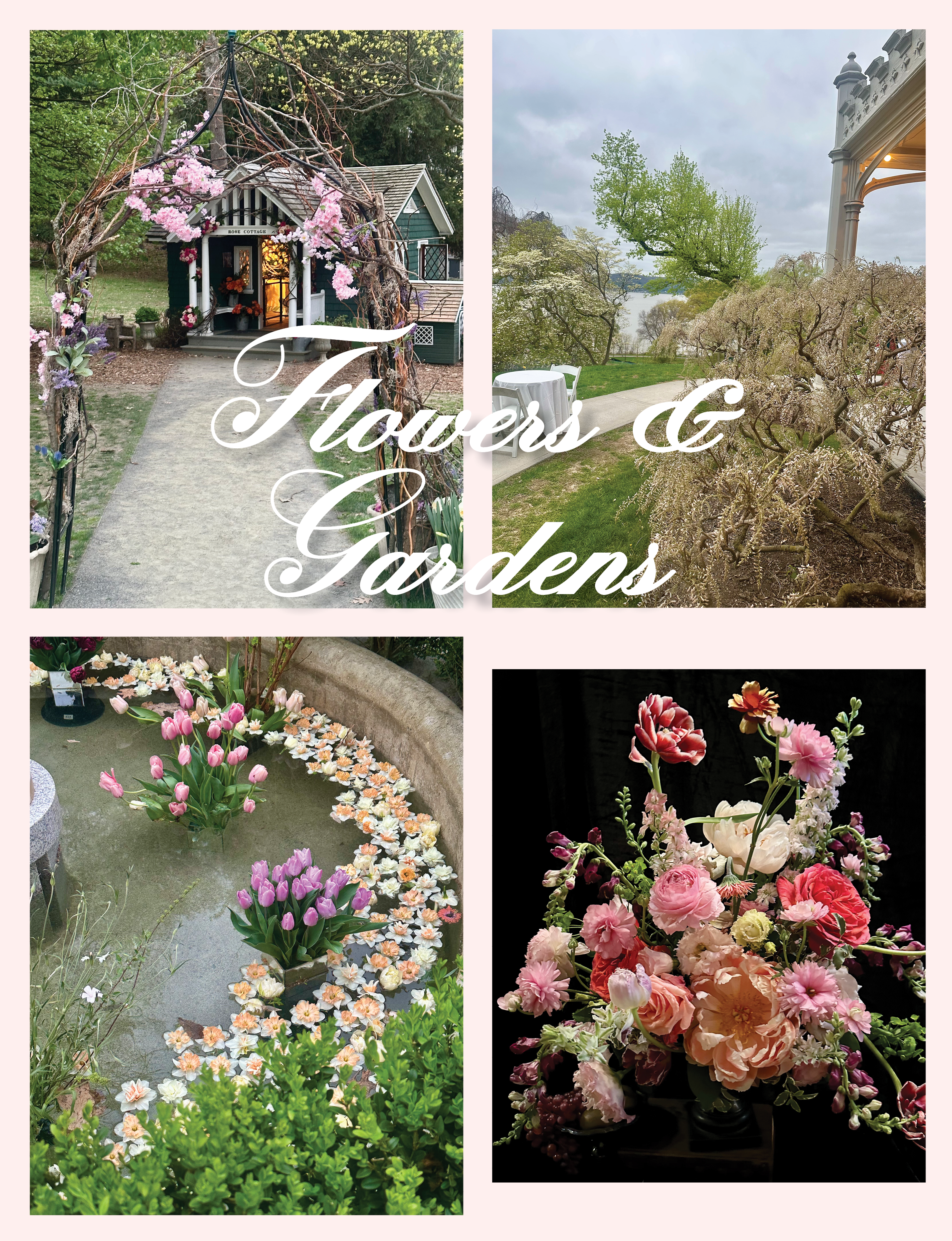 flowers and gardens at Lyndhurst Mansion New Jersey