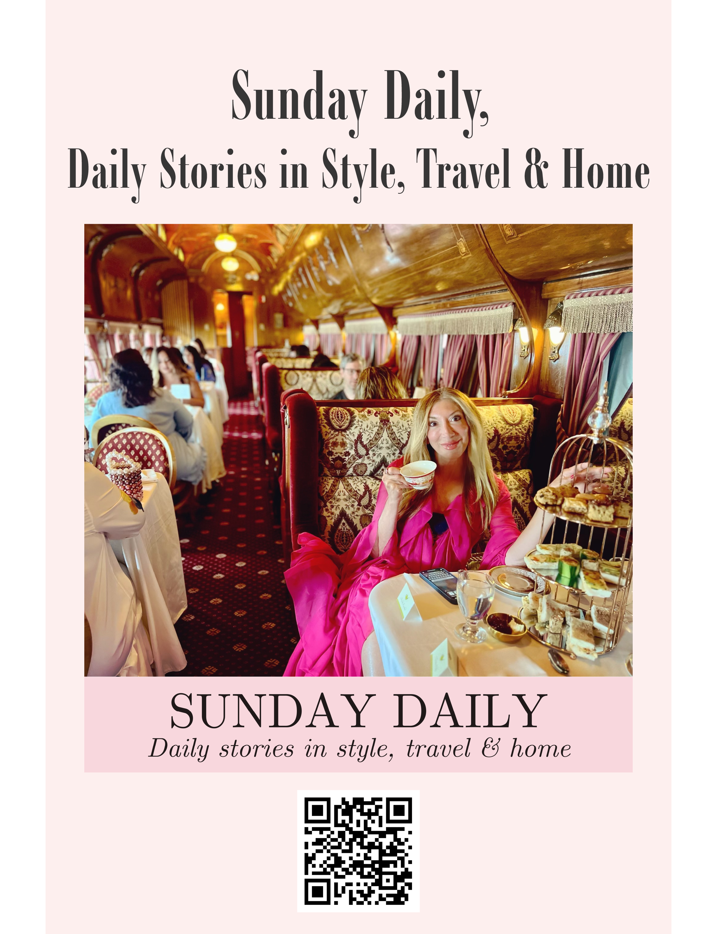 Sunday Daily by The Paris House features daily stories in style travel and home