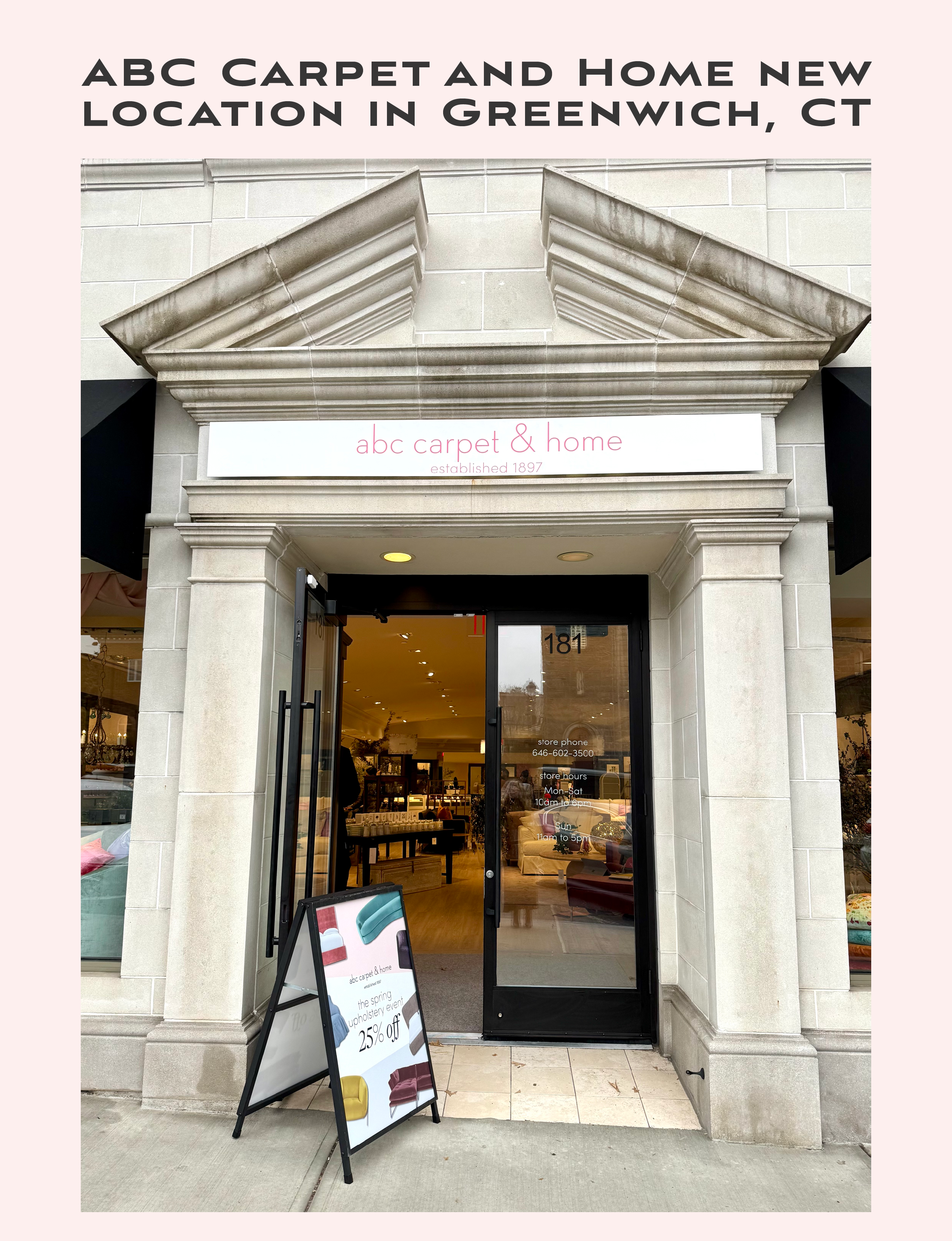 ABC Carpet and Home New Location in Greenwich, CT