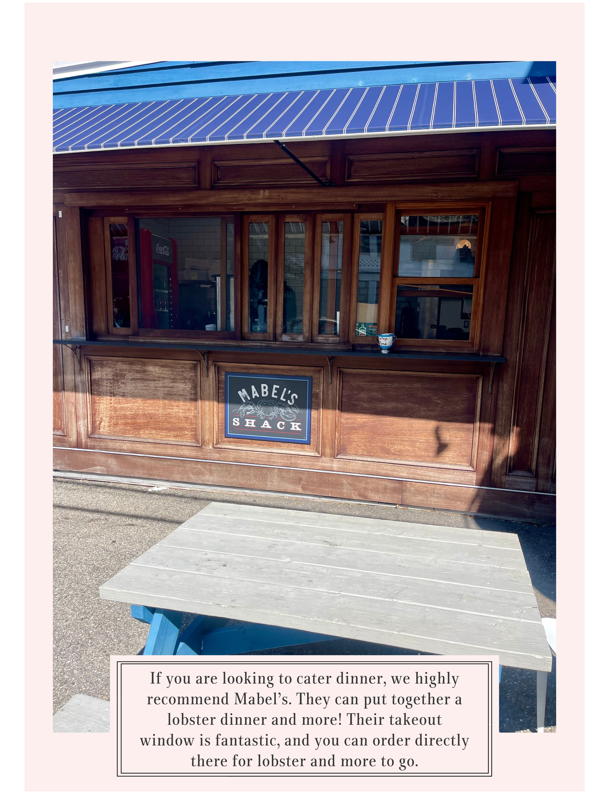 Mabel's Lobster Shack in Maine