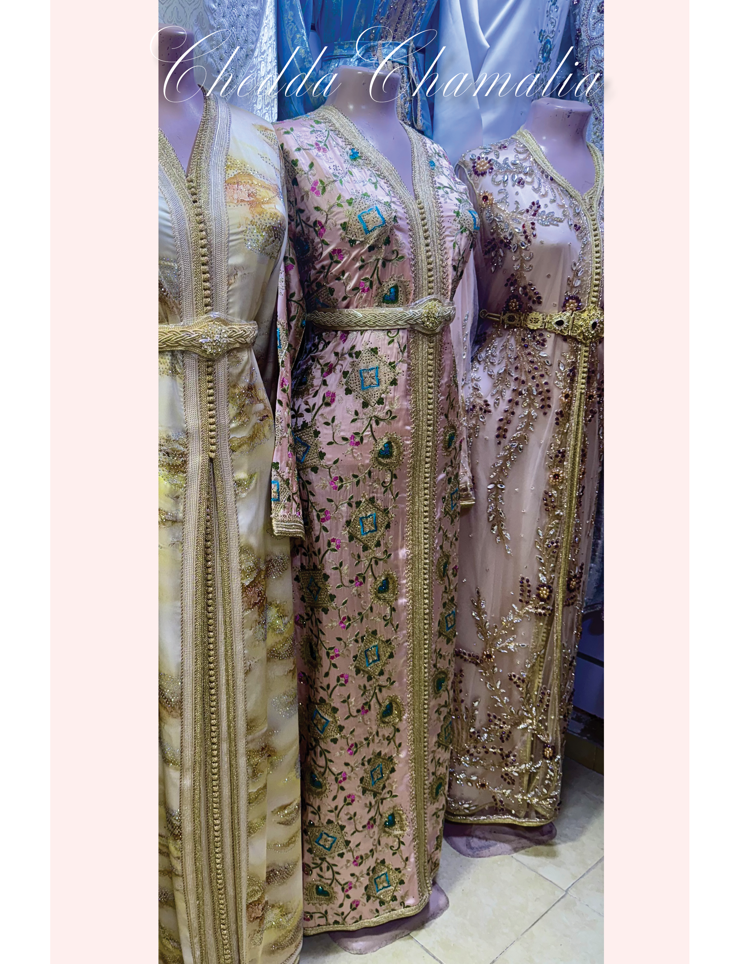 Chedda Chamalia bridal dresses made in Chefchaouen Morocco