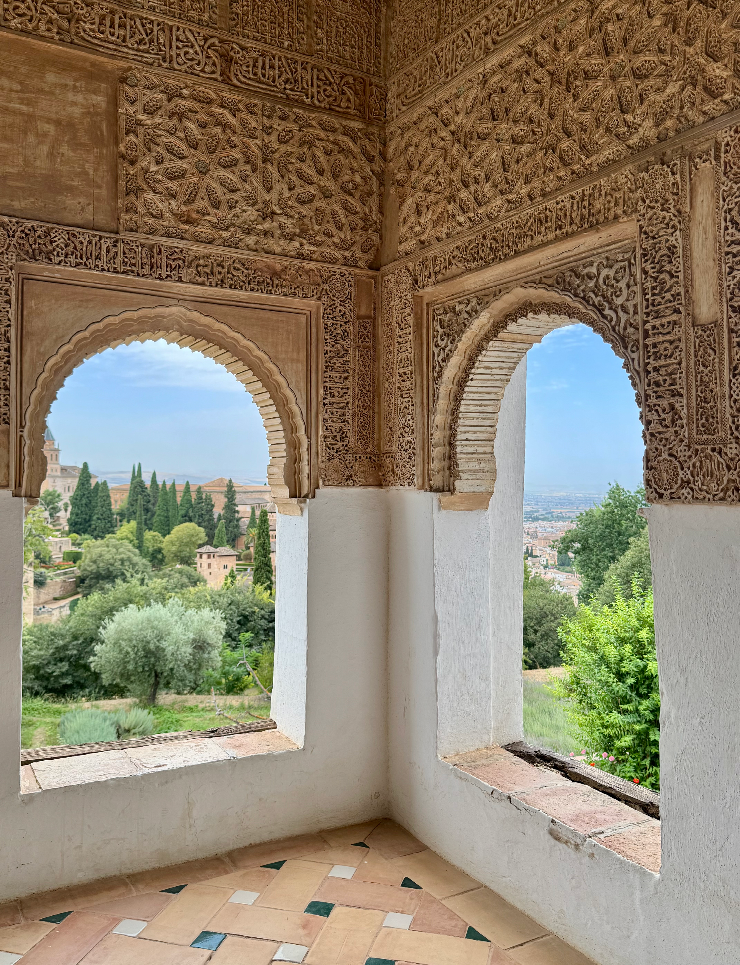 Architecture and artistry of the Alhambra in Granada Spain