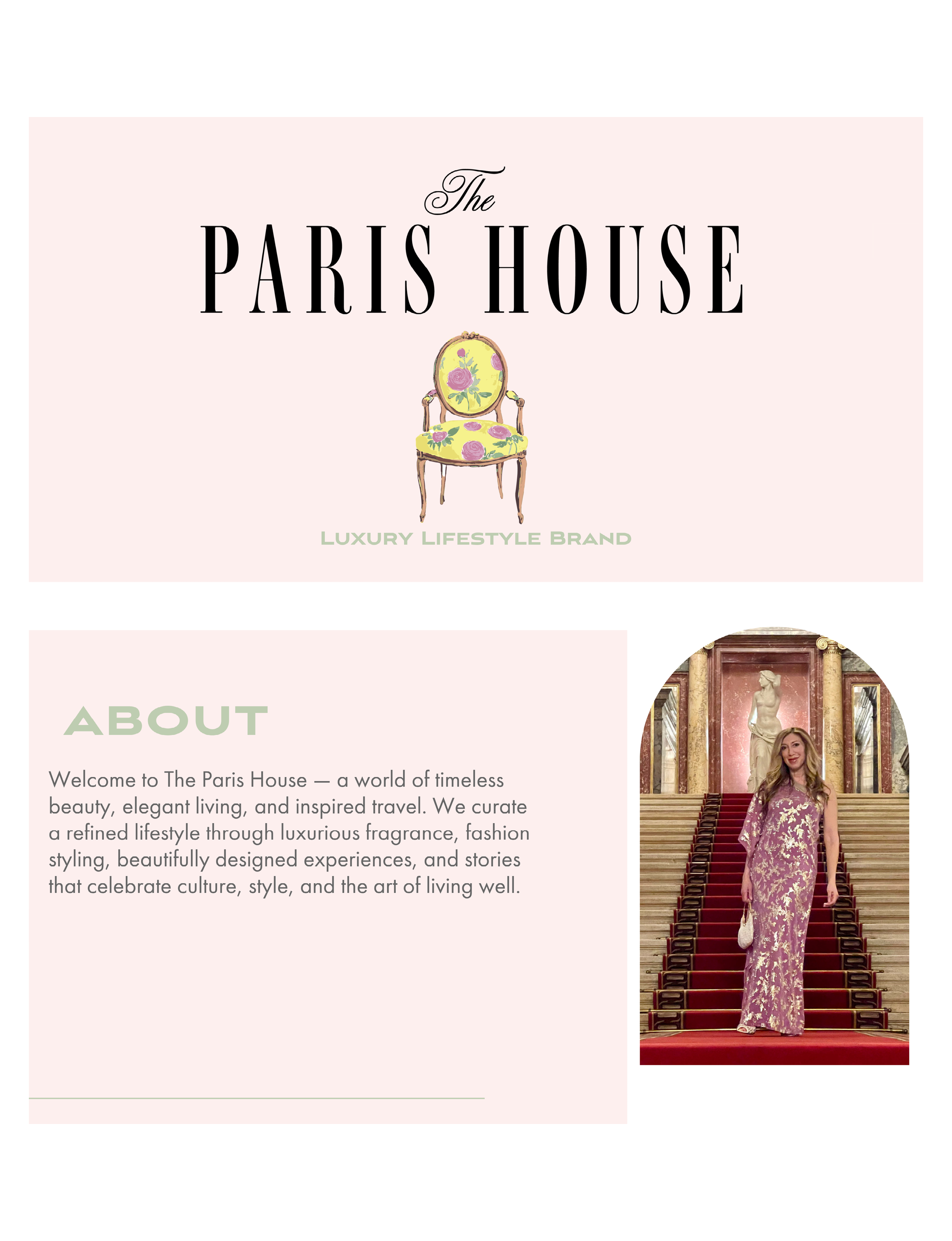 About The Paris House luxury lifestyle brand