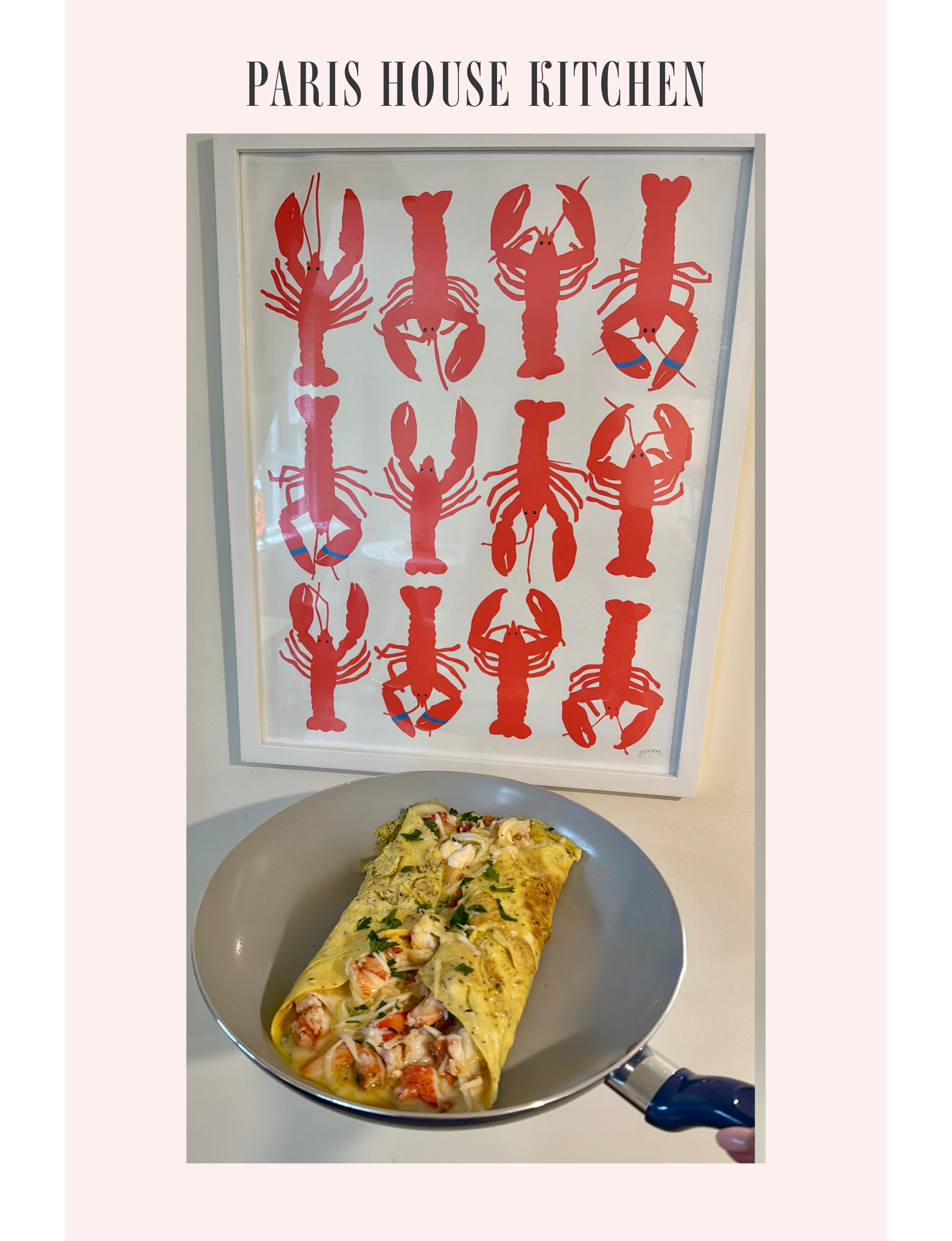 Lobster Omelette by Paris House Kitchen