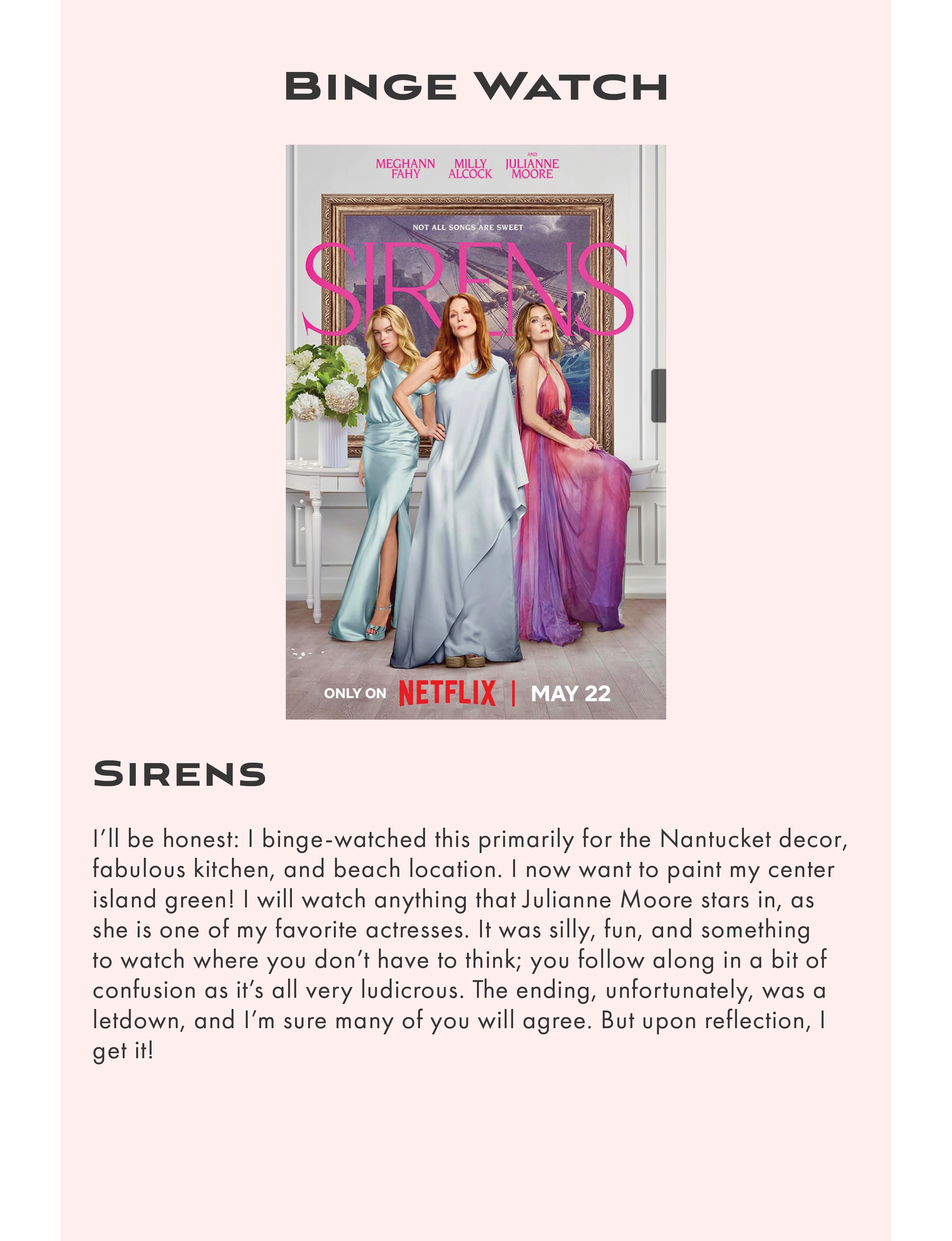 review of the Netflix series Sirens