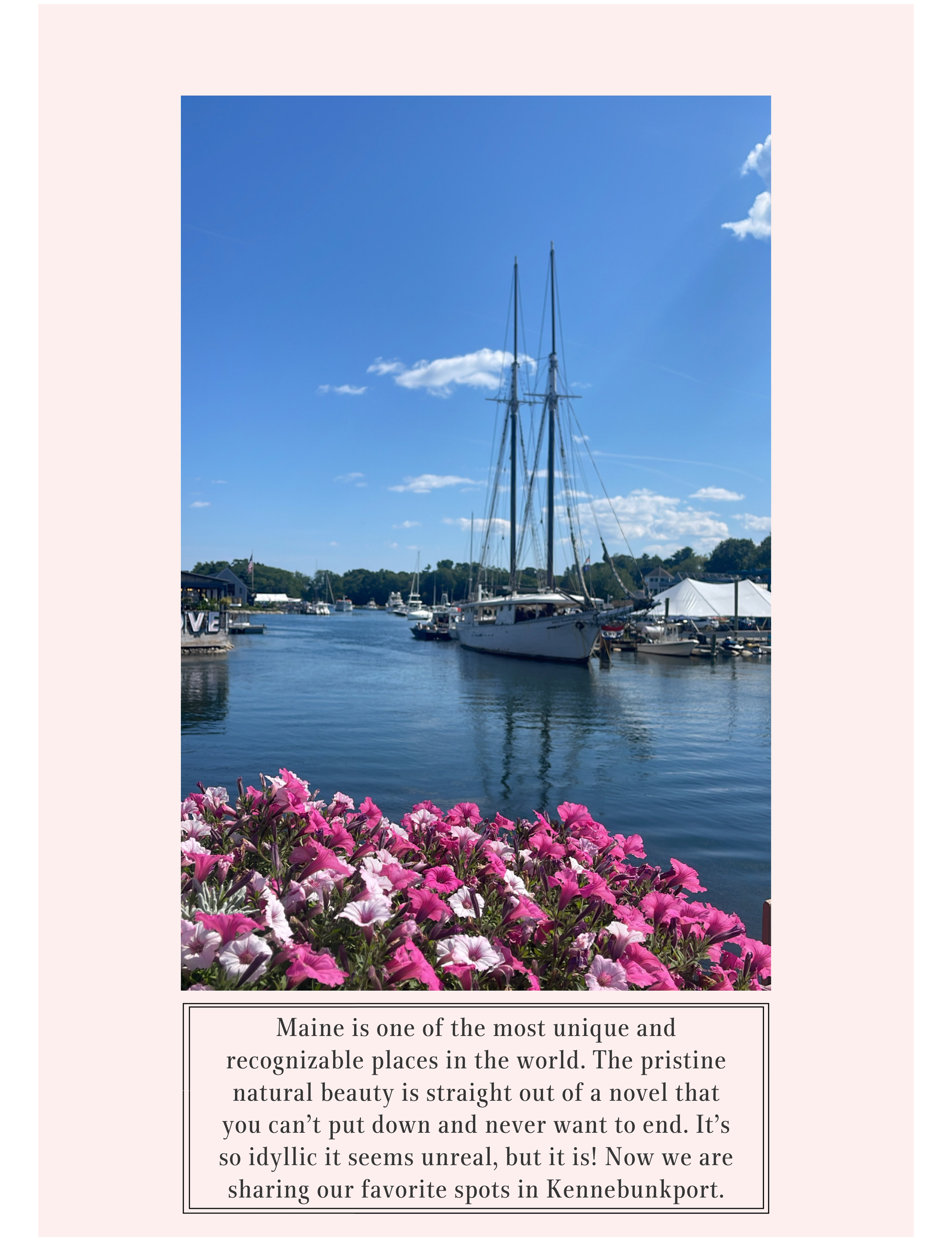 Sailboats in Kennebunkport Maine