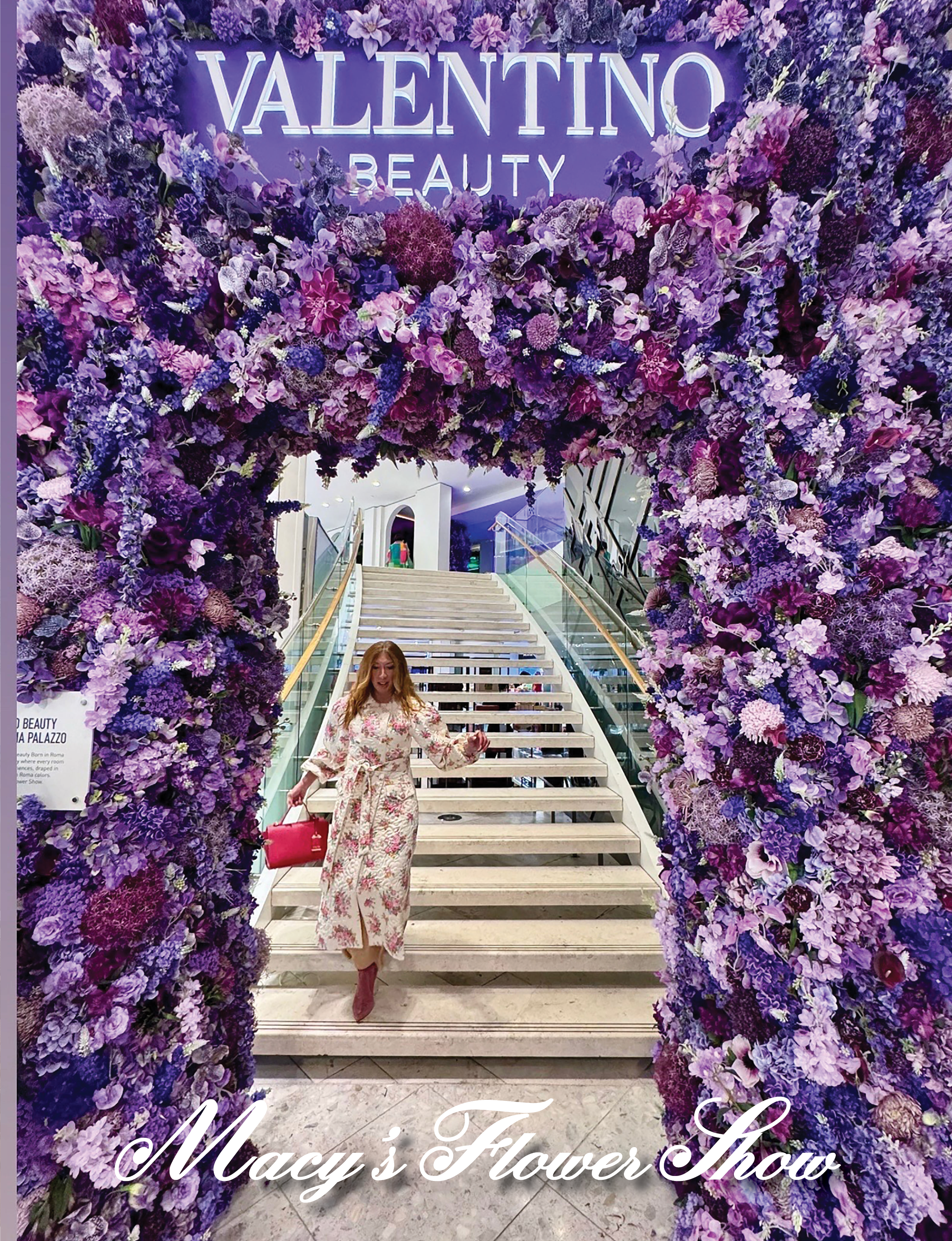 Valentino Beauty at Macy's Flower Show NYC
