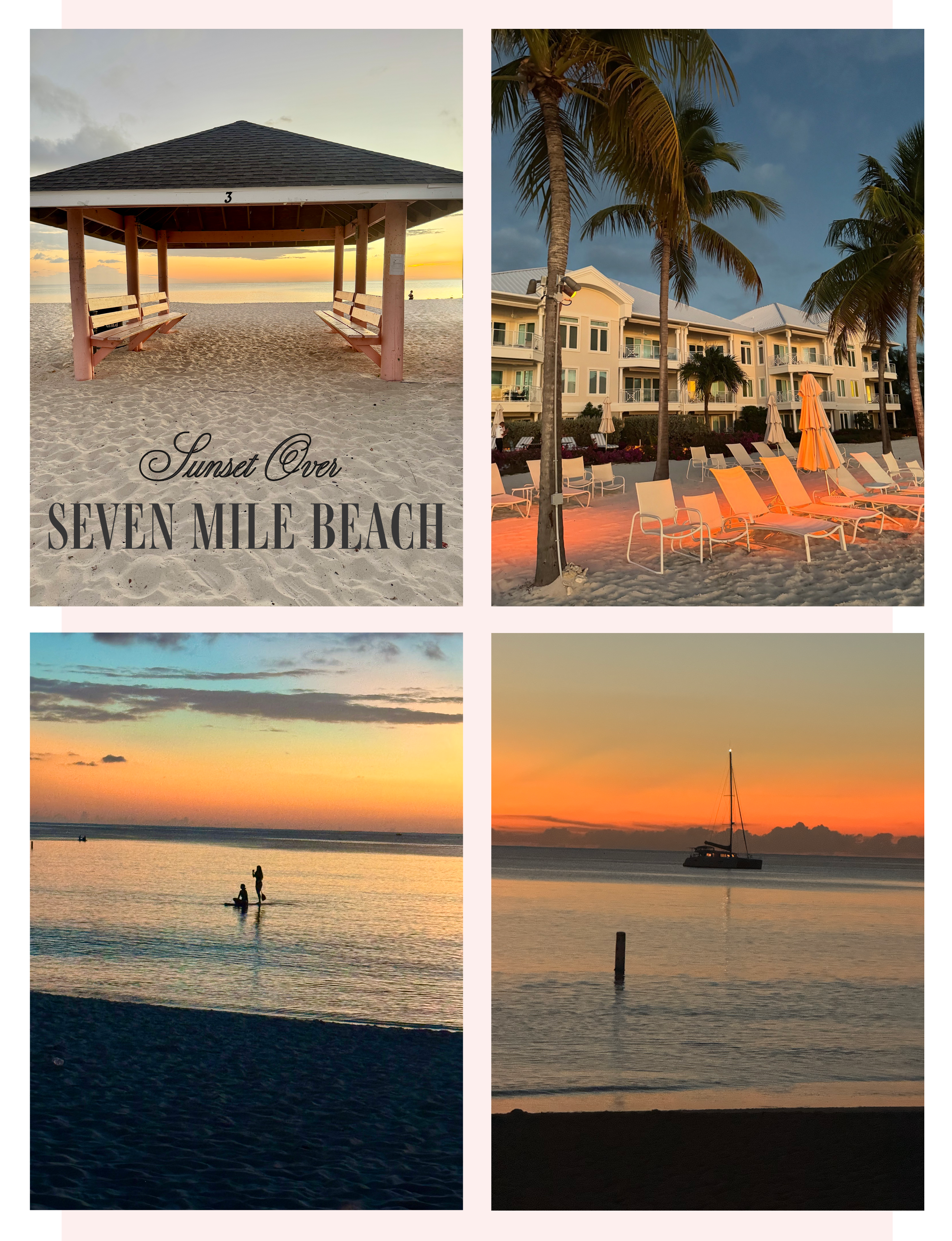 Sunset Over Seven Mile Beach Grand Cayman
