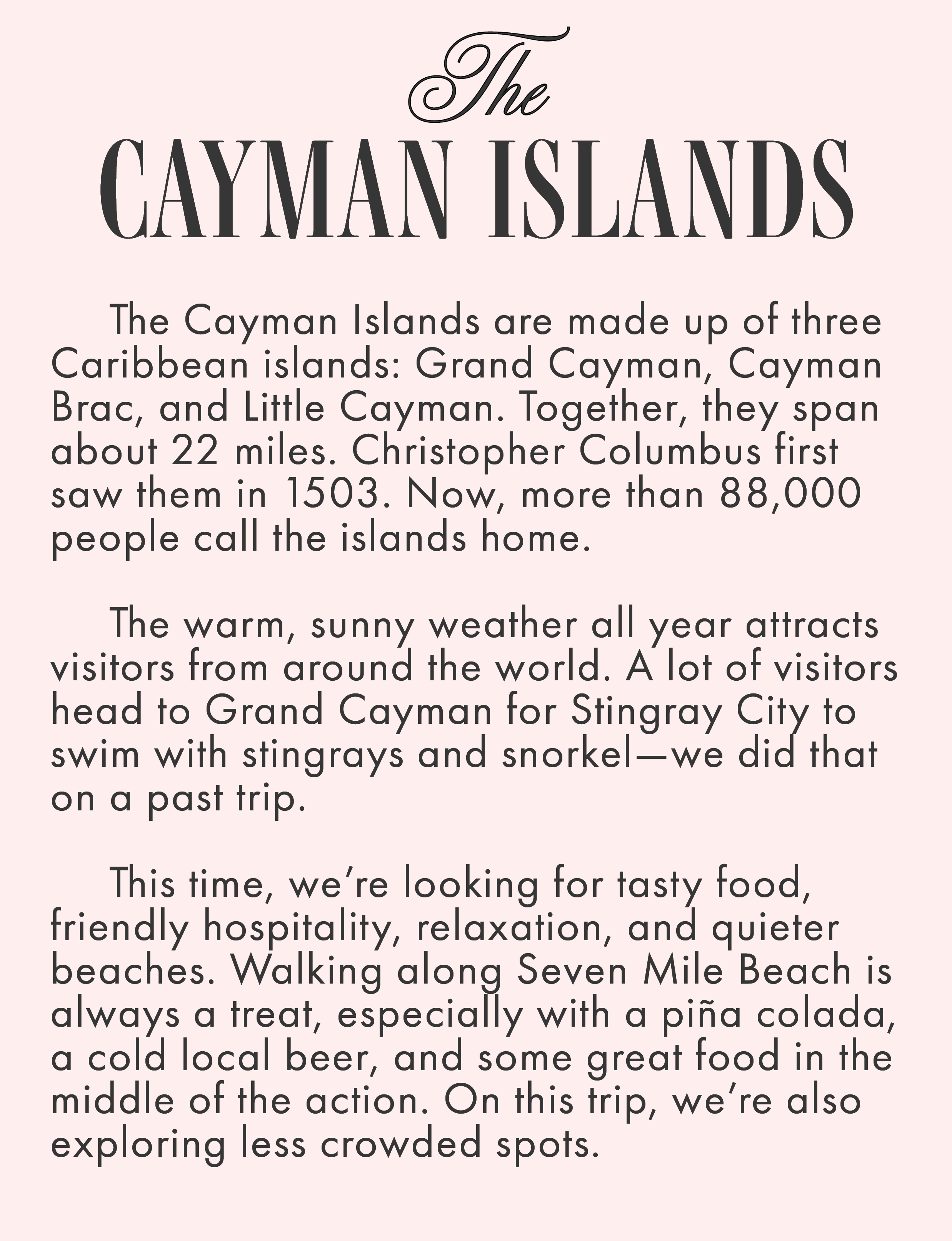 About The Cayman Islands
