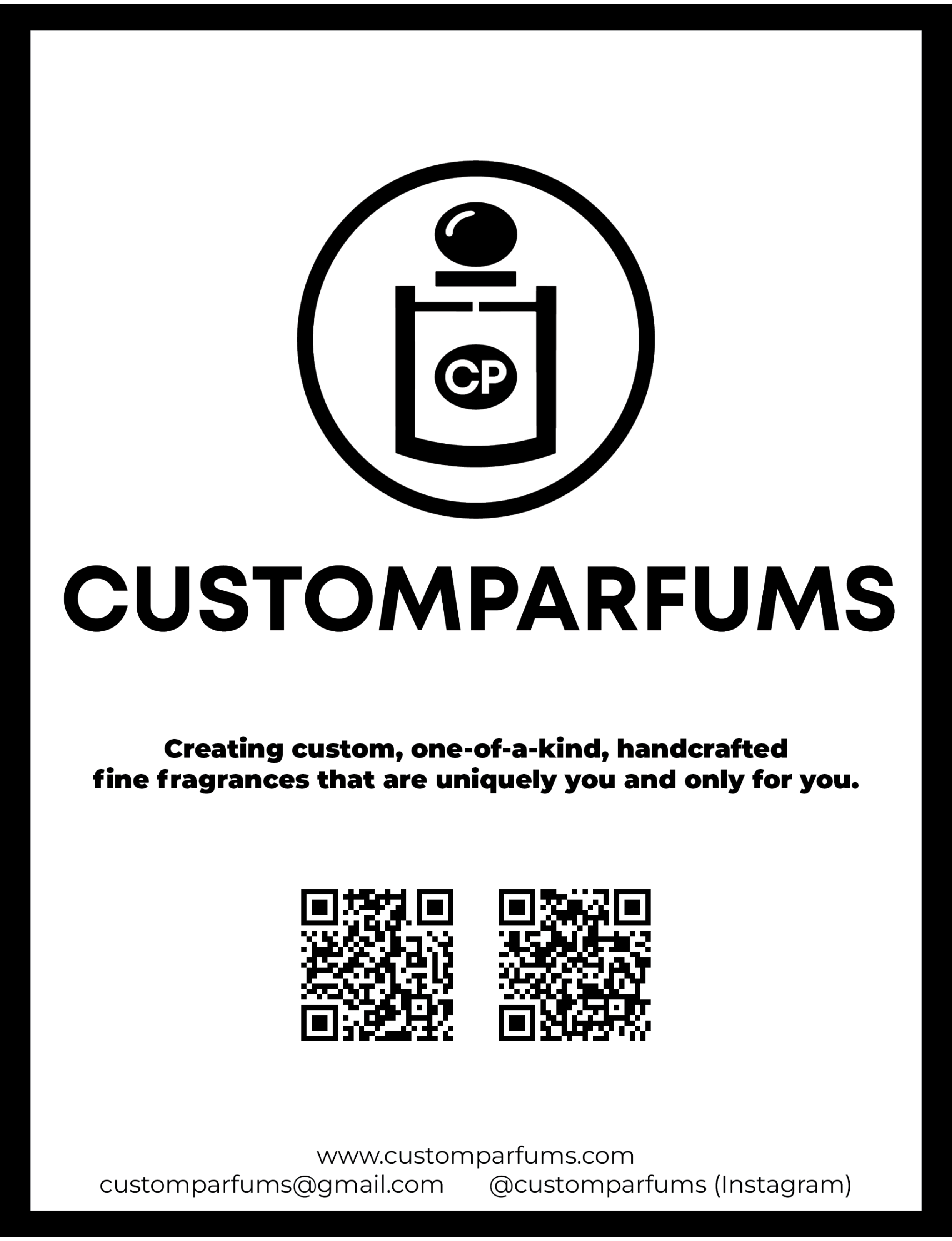 CUSTOMPARFUMS  Creating custom, one-of-a-kind, handcrafted fine fragrances that are uniquely you and only for you.