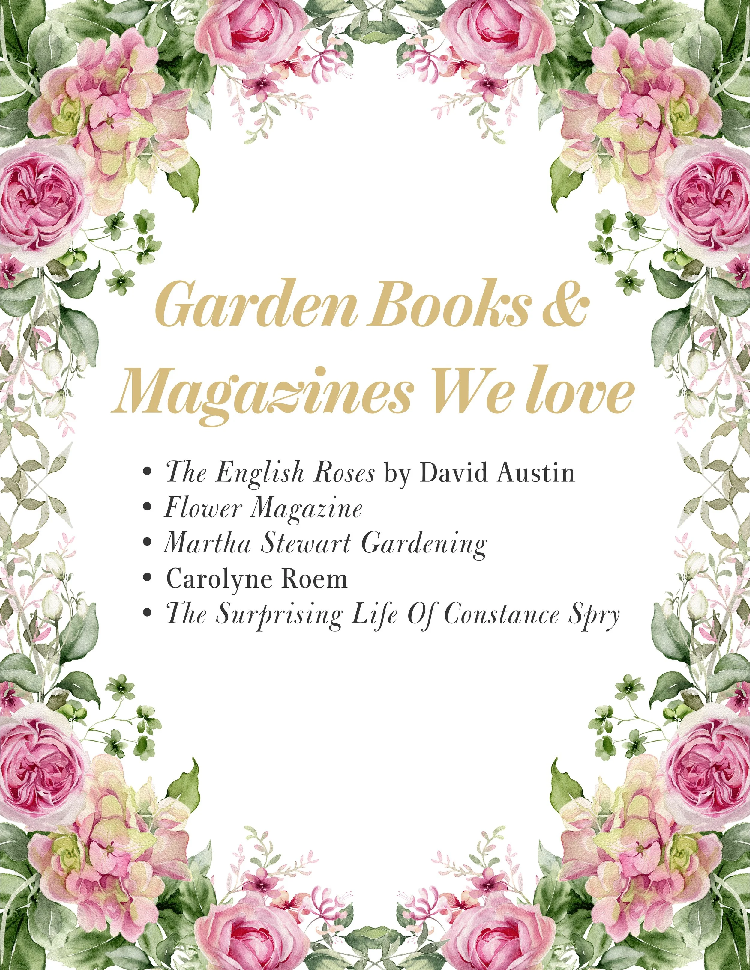 Garden Books & Magazines We Love