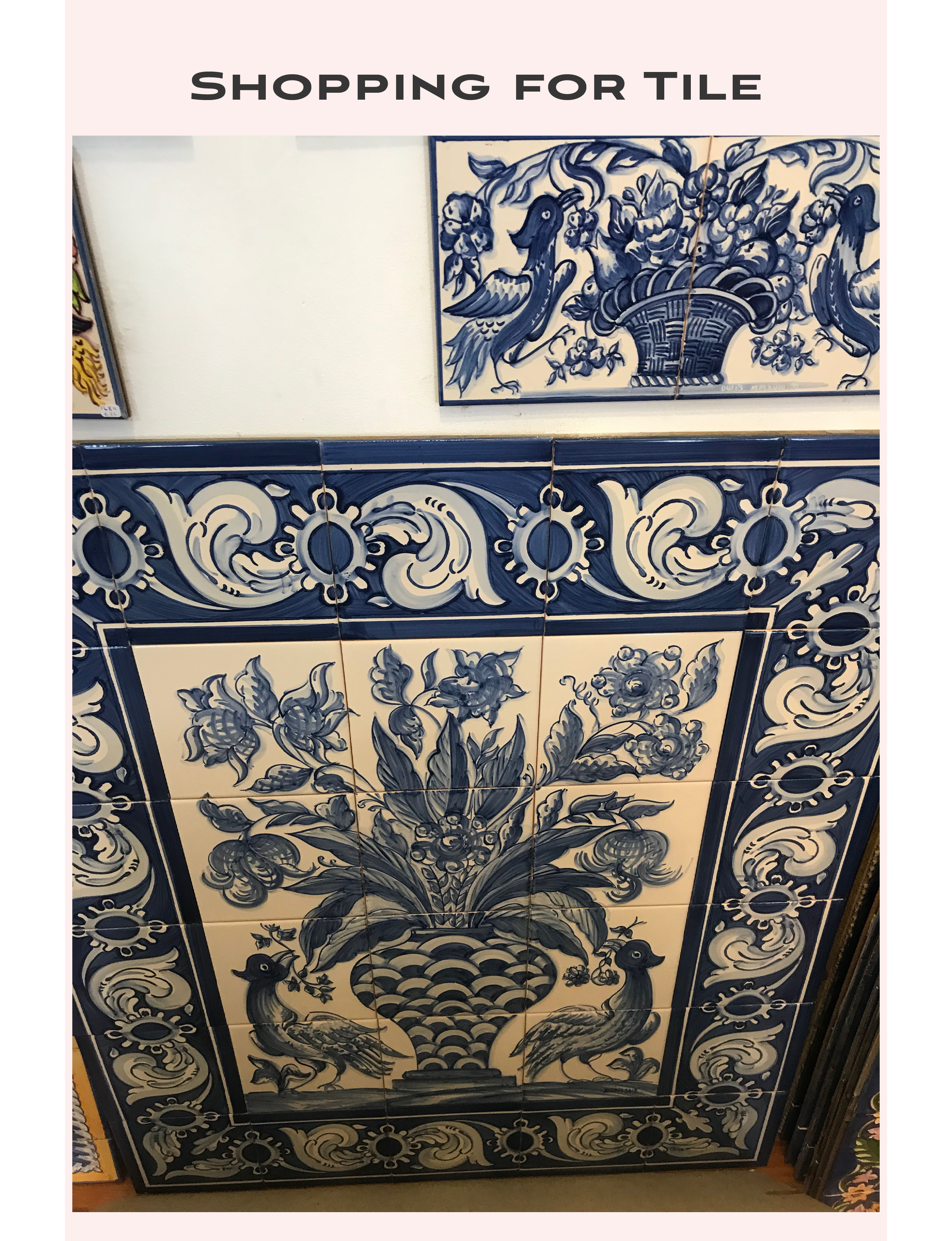 Portuguese Azulejo tile